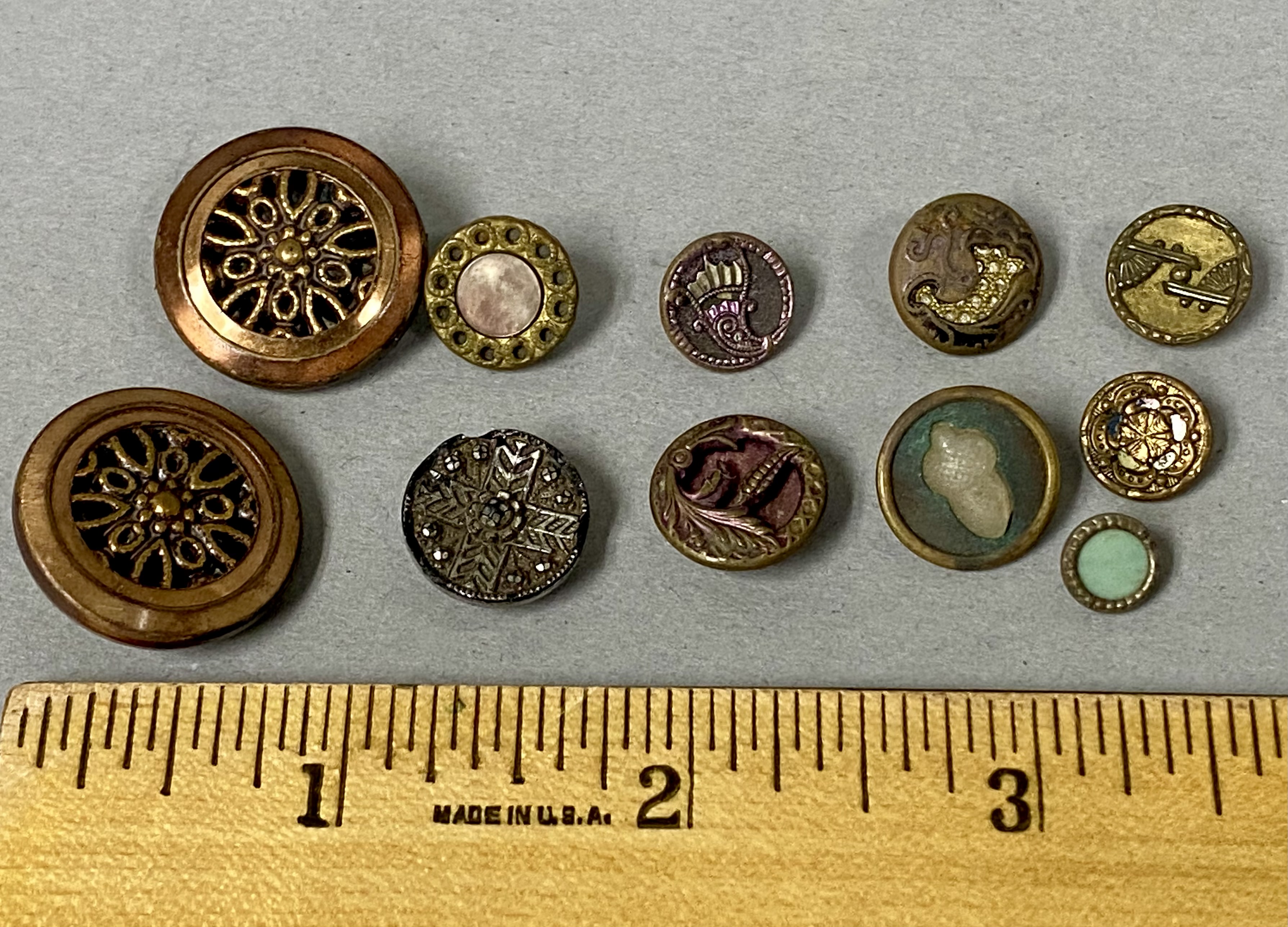 Assortment of Antique and Vintage Buttons
