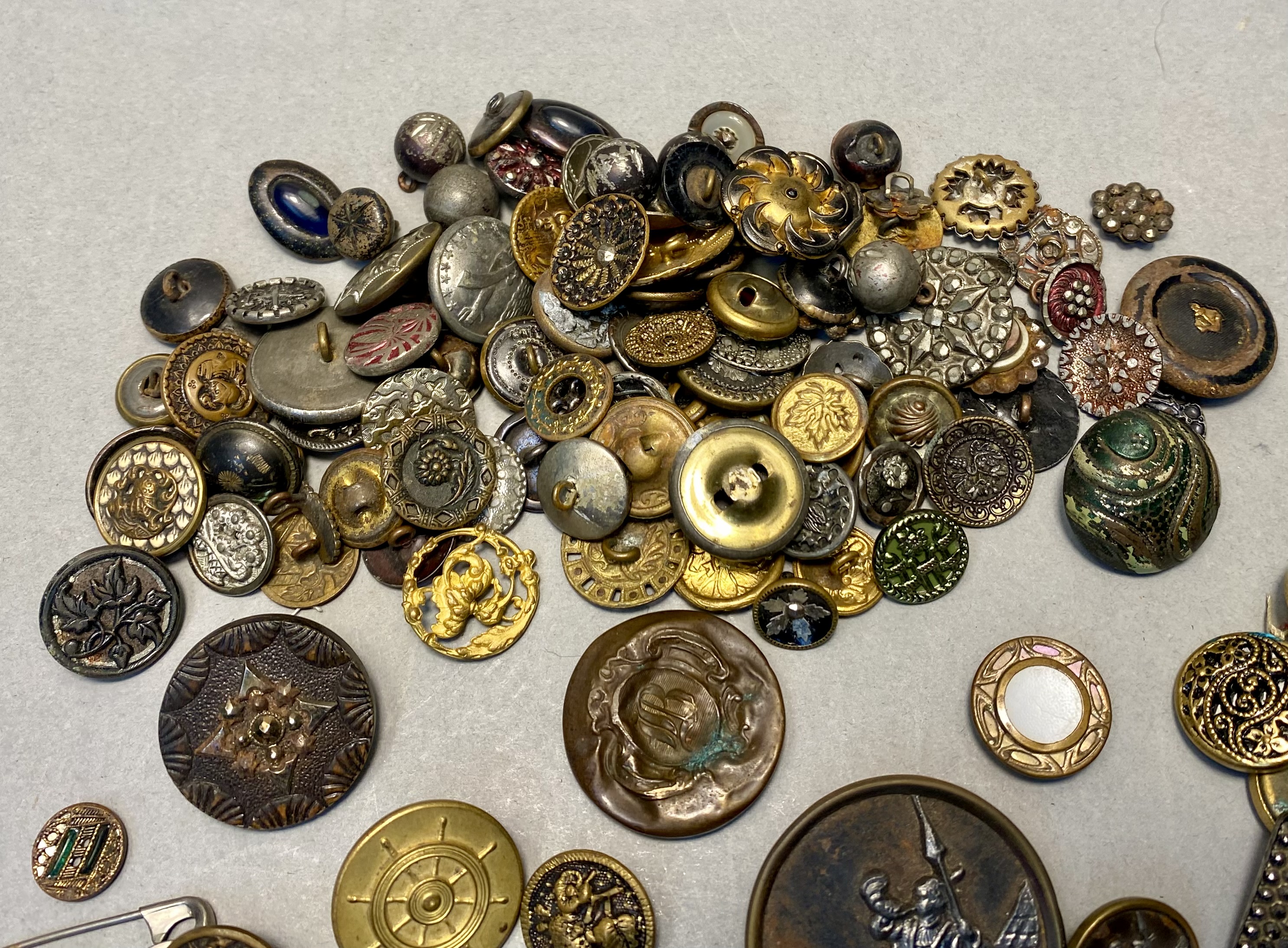 Antique and Vintage Assorted Buttons