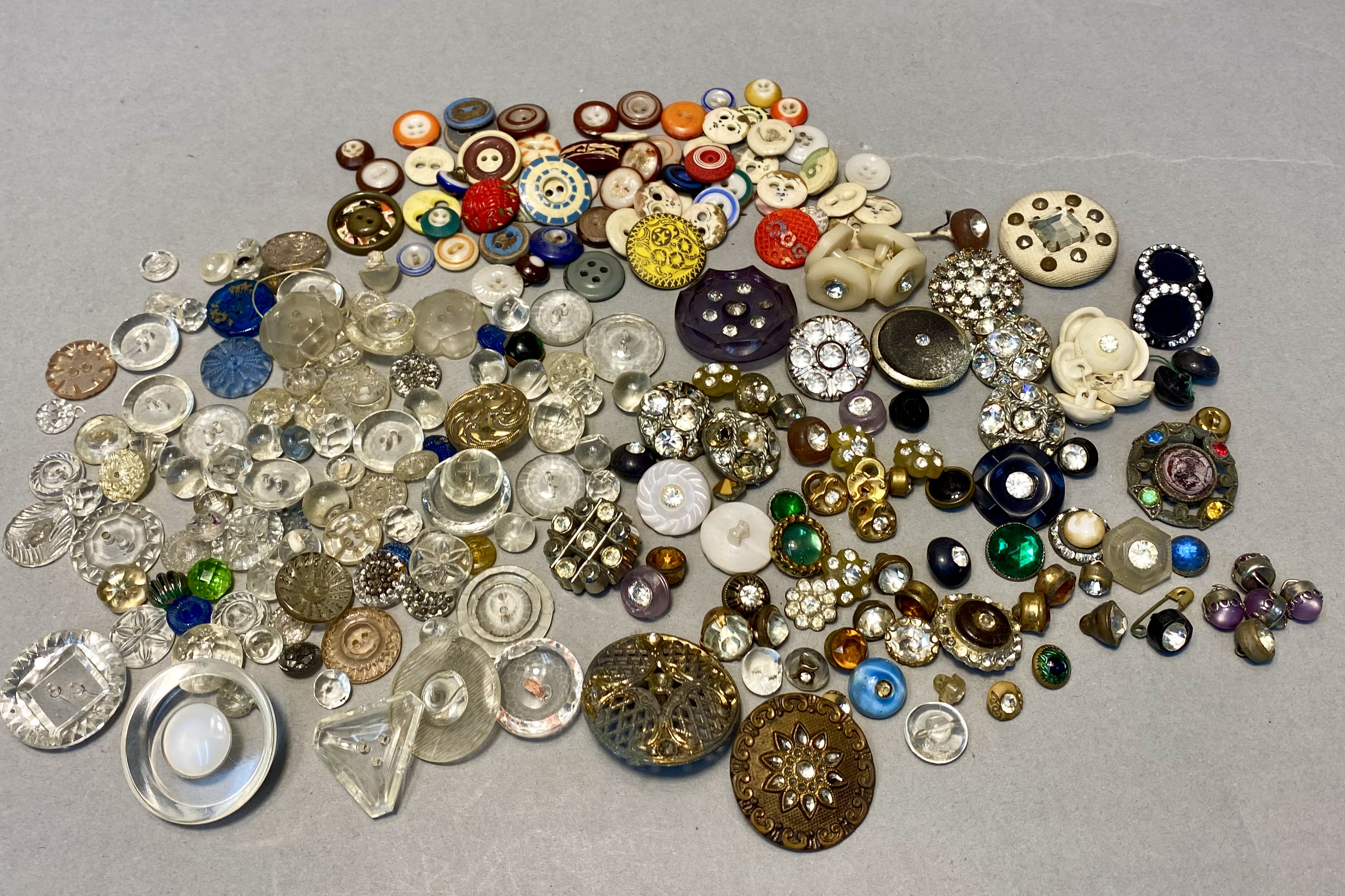 Assorted Vintage and Antique Buttons