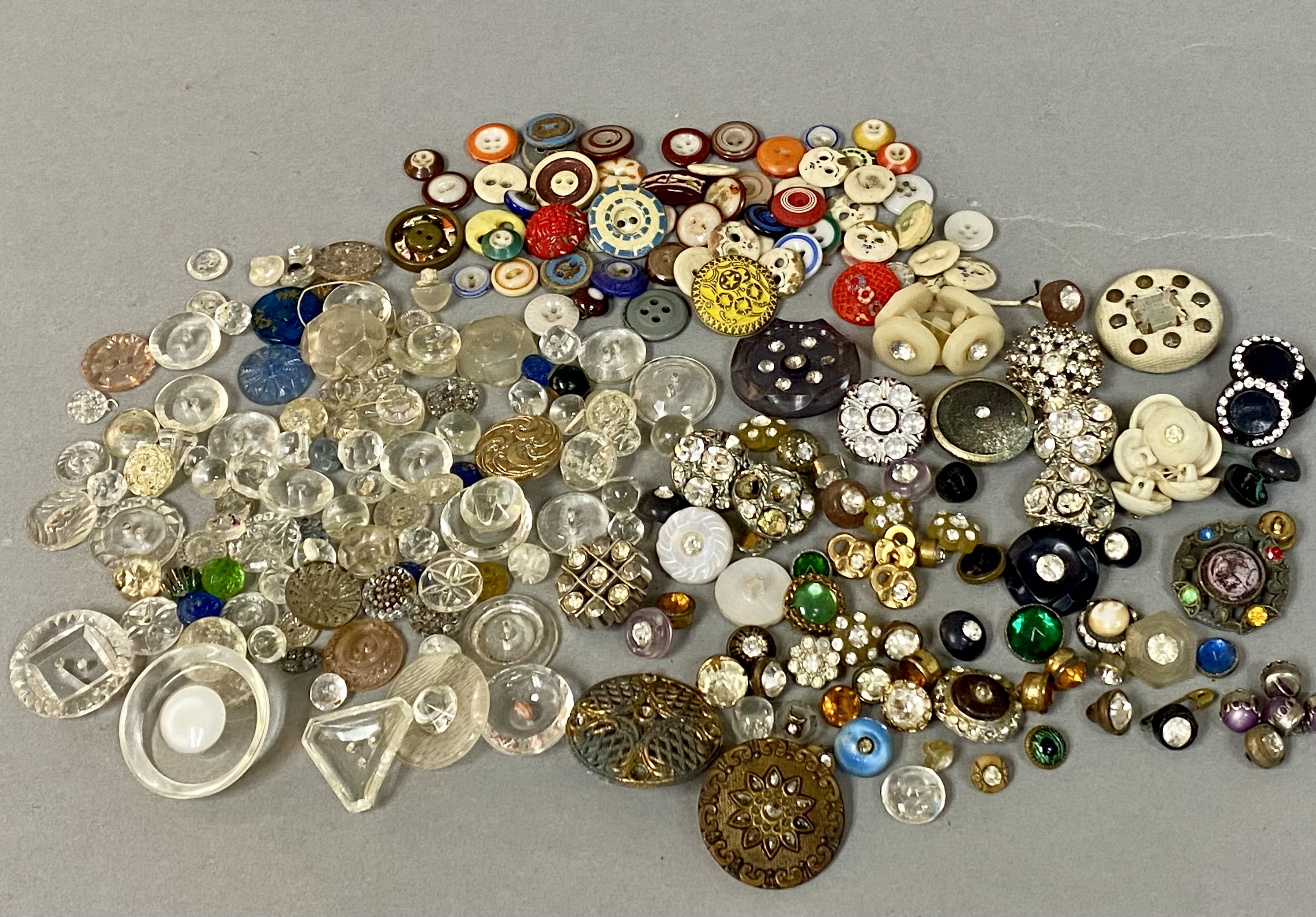 Assorted Vintage and Antique Buttons