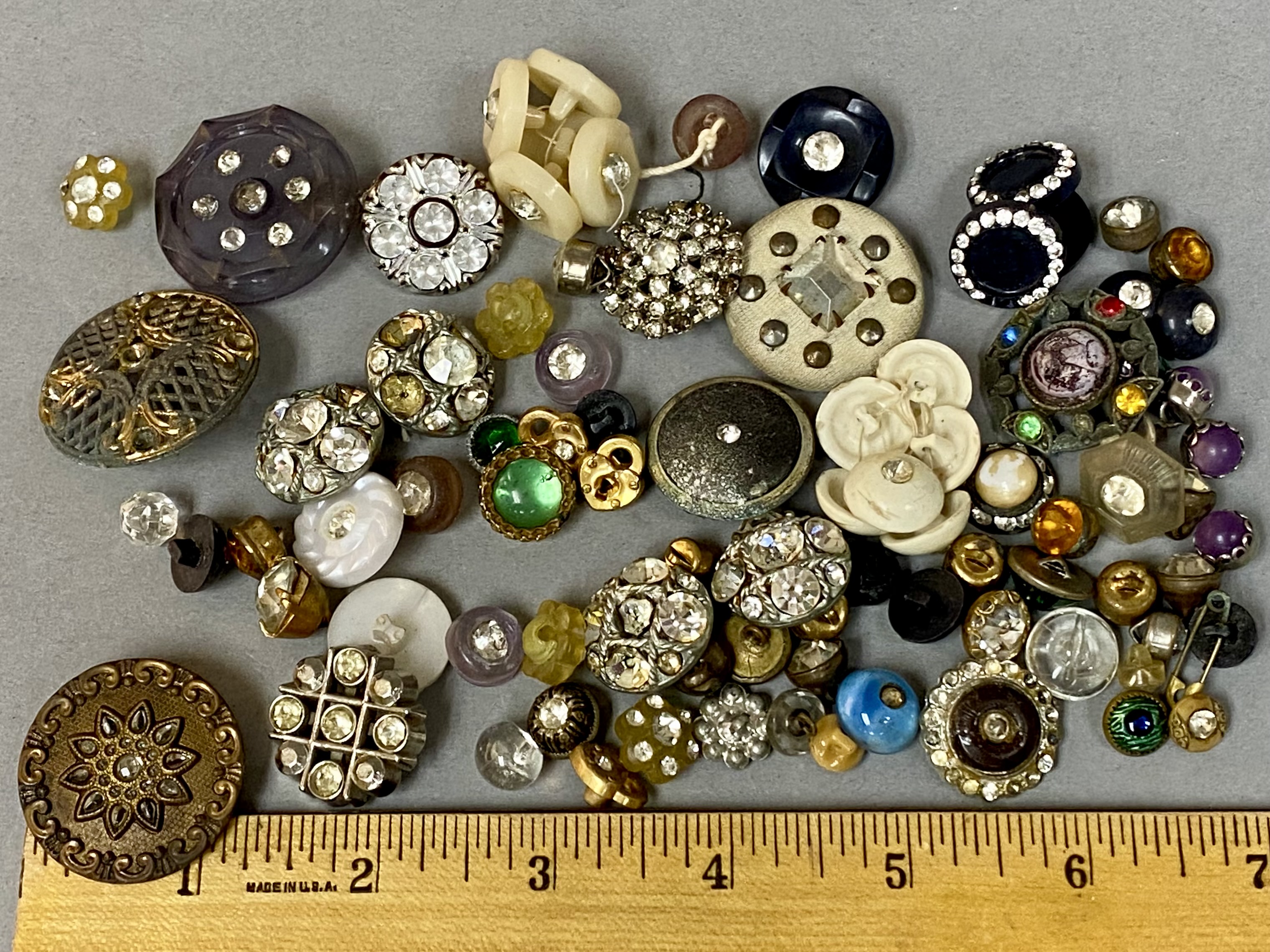 Assorted Vintage and Antique Buttons