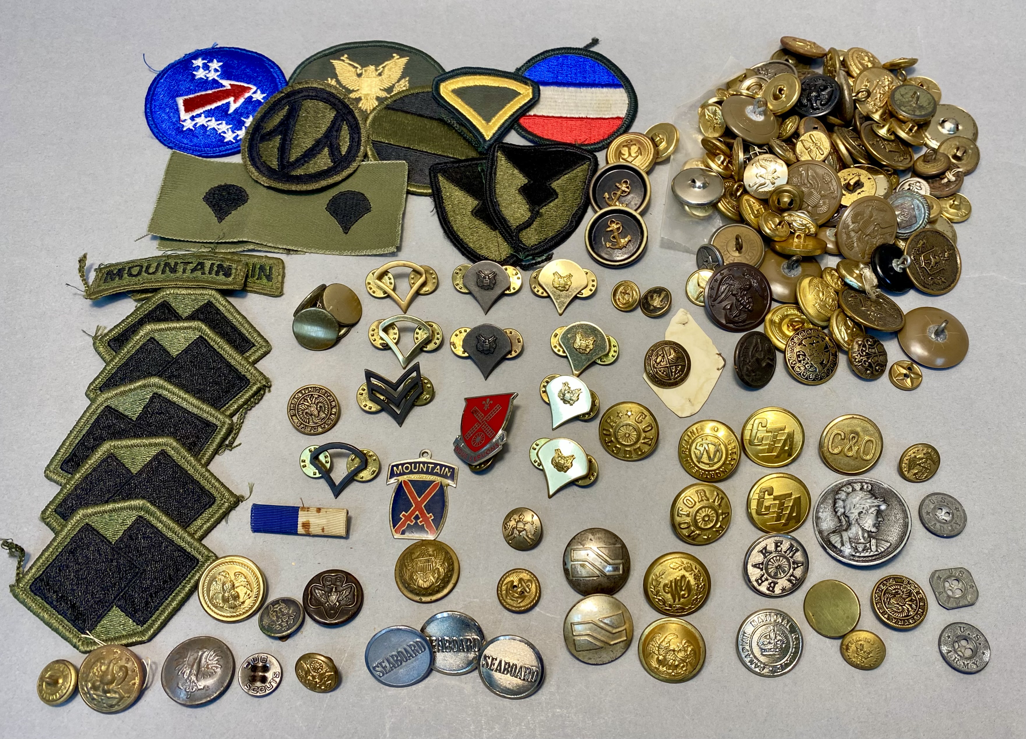 Military and Transit Insignia Collection