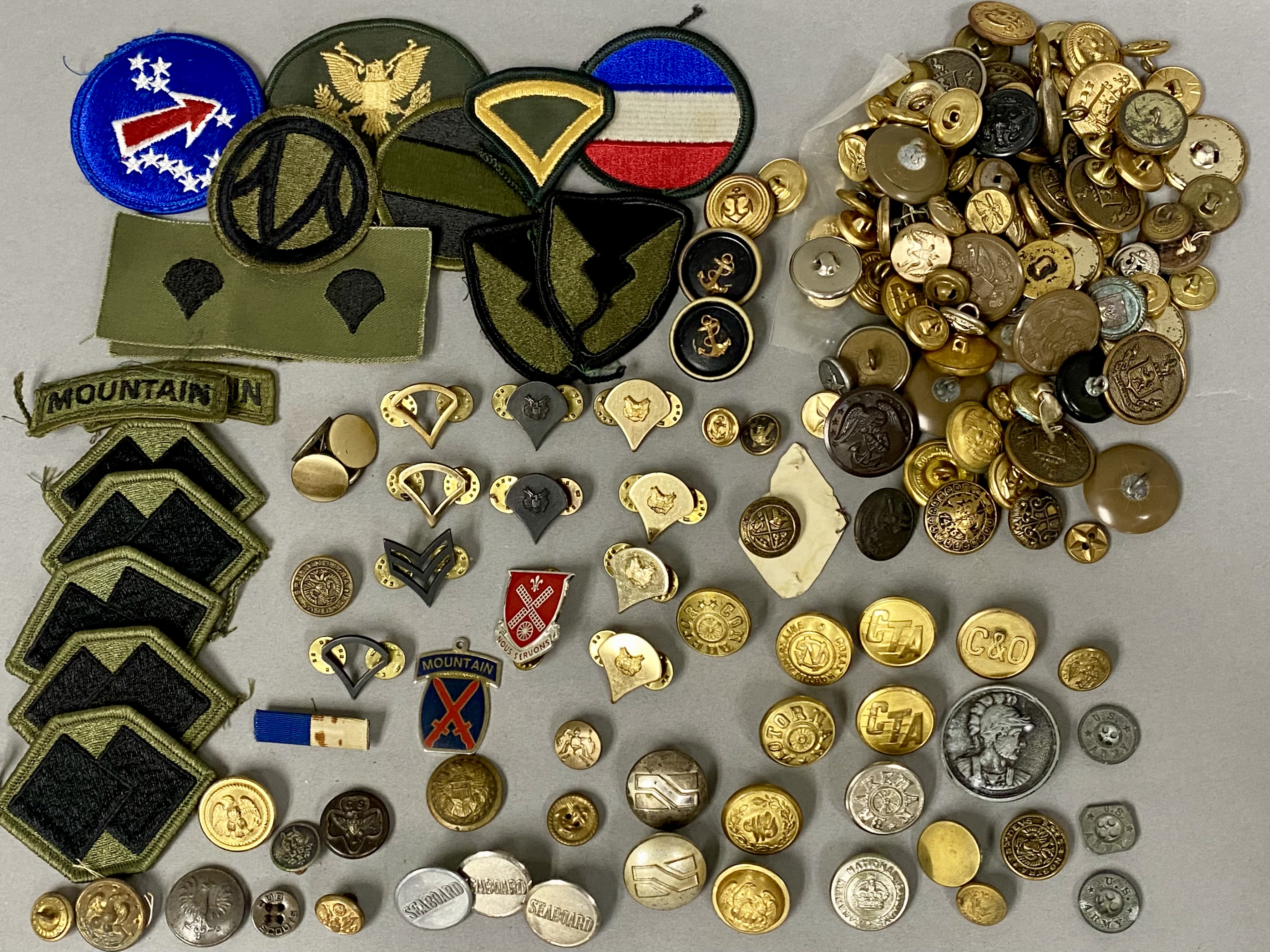 Military and Transit Insignia Collection