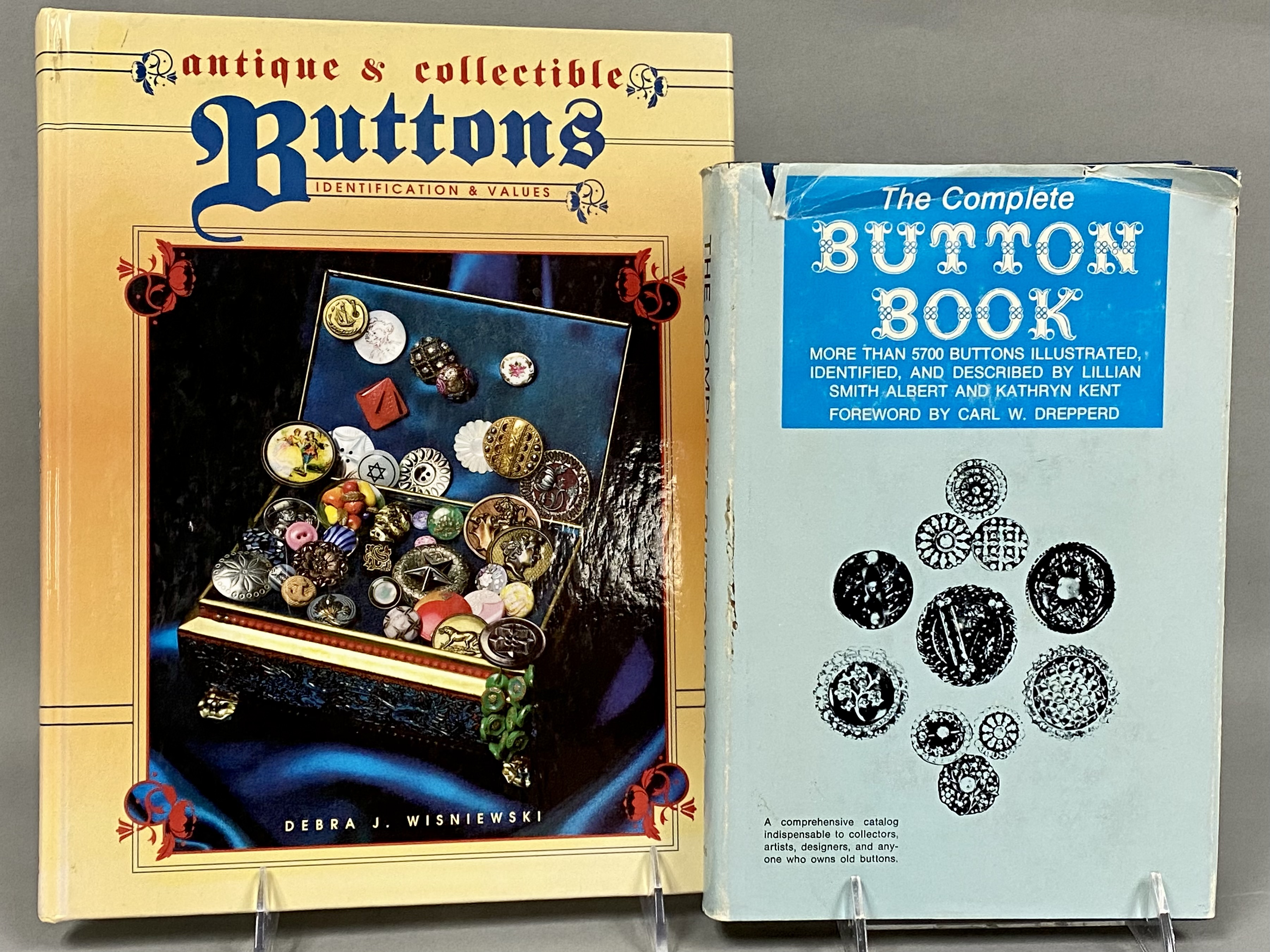 A Collection of Button Reference Books