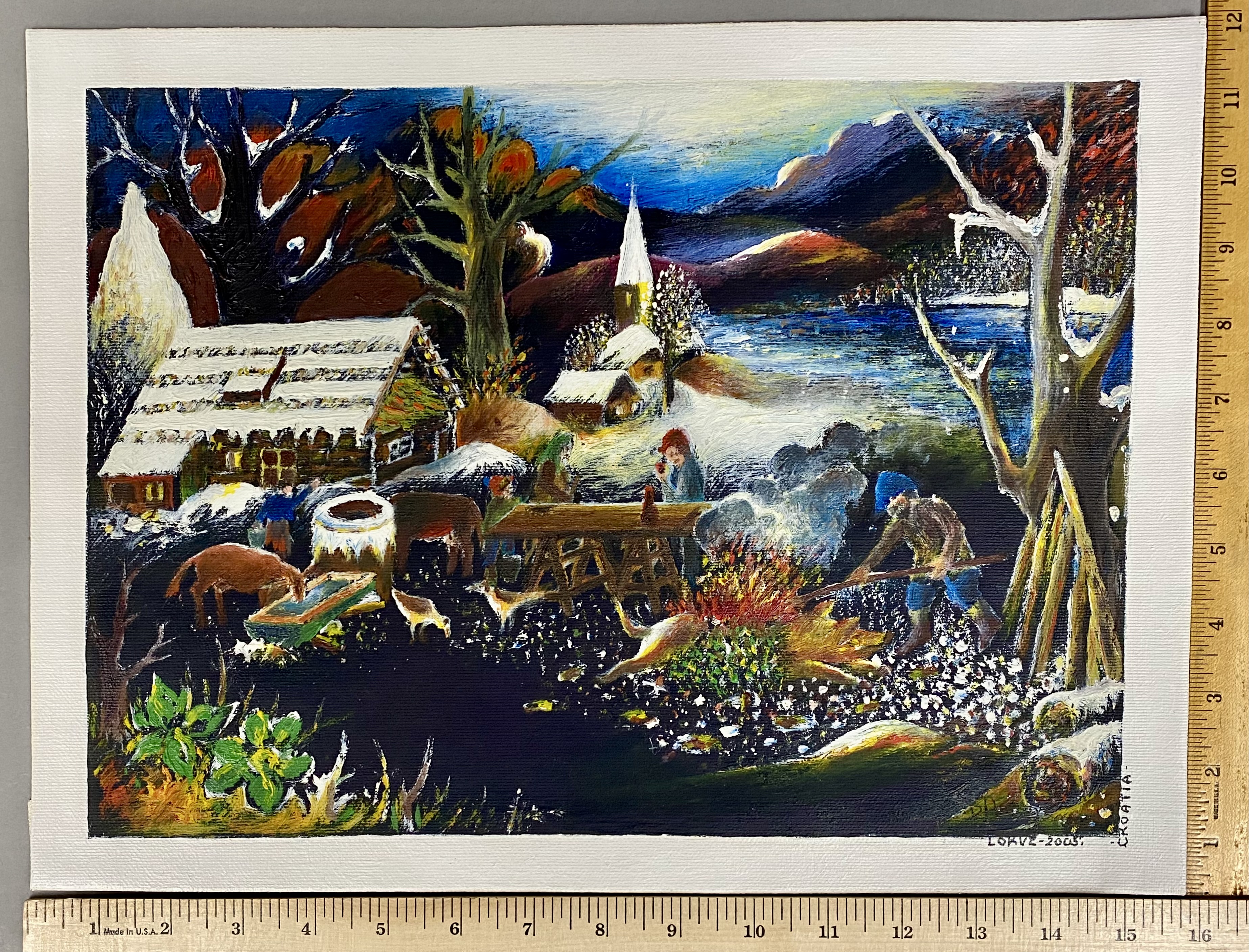 R. Anton Rupe, Croatian Folk Landscape