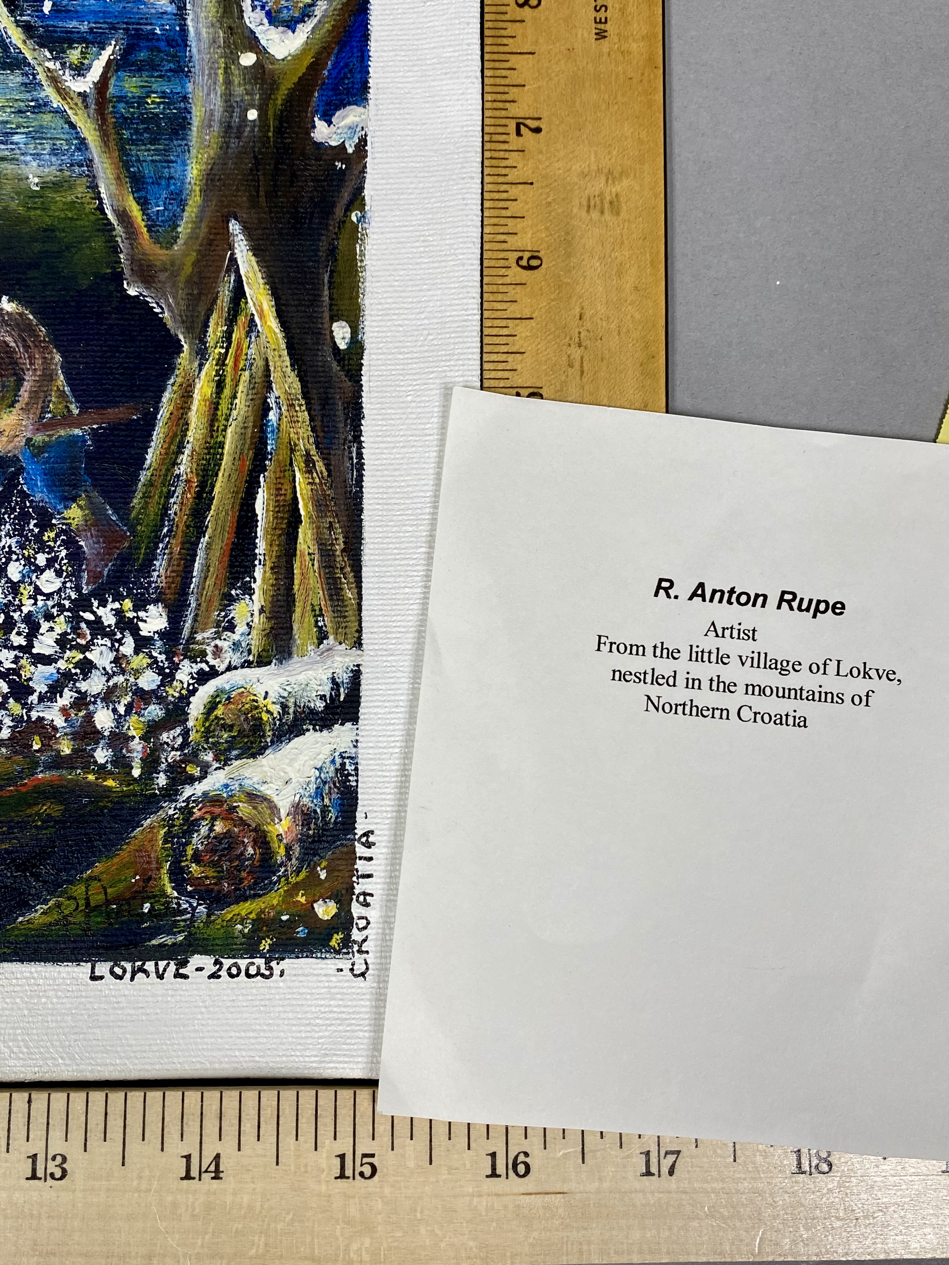 R. Anton Rupe, Croatian Folk Landscape