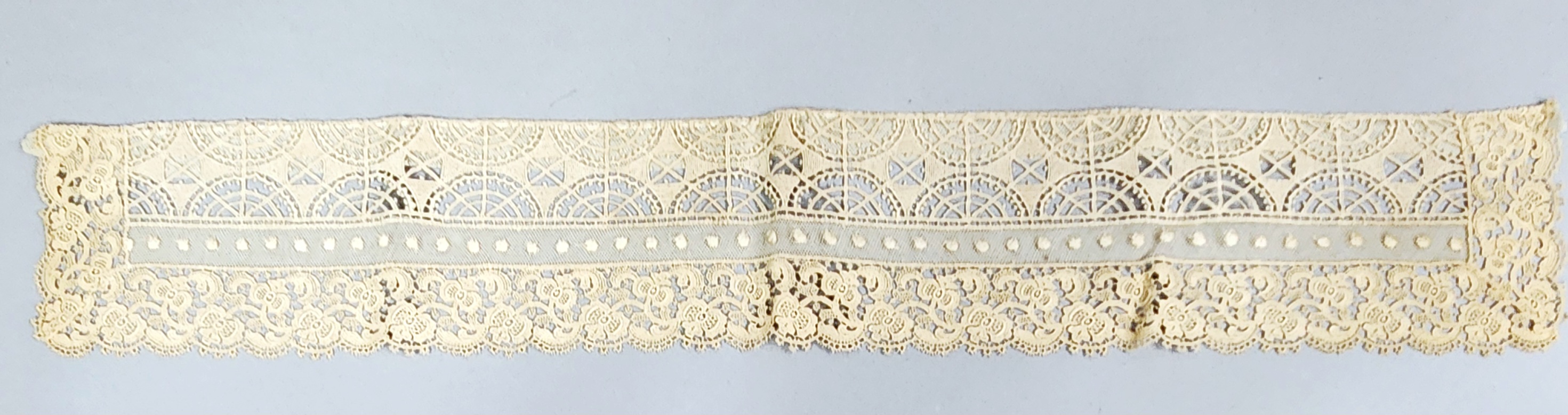 Vintage Madeira Embroidered Lace Border