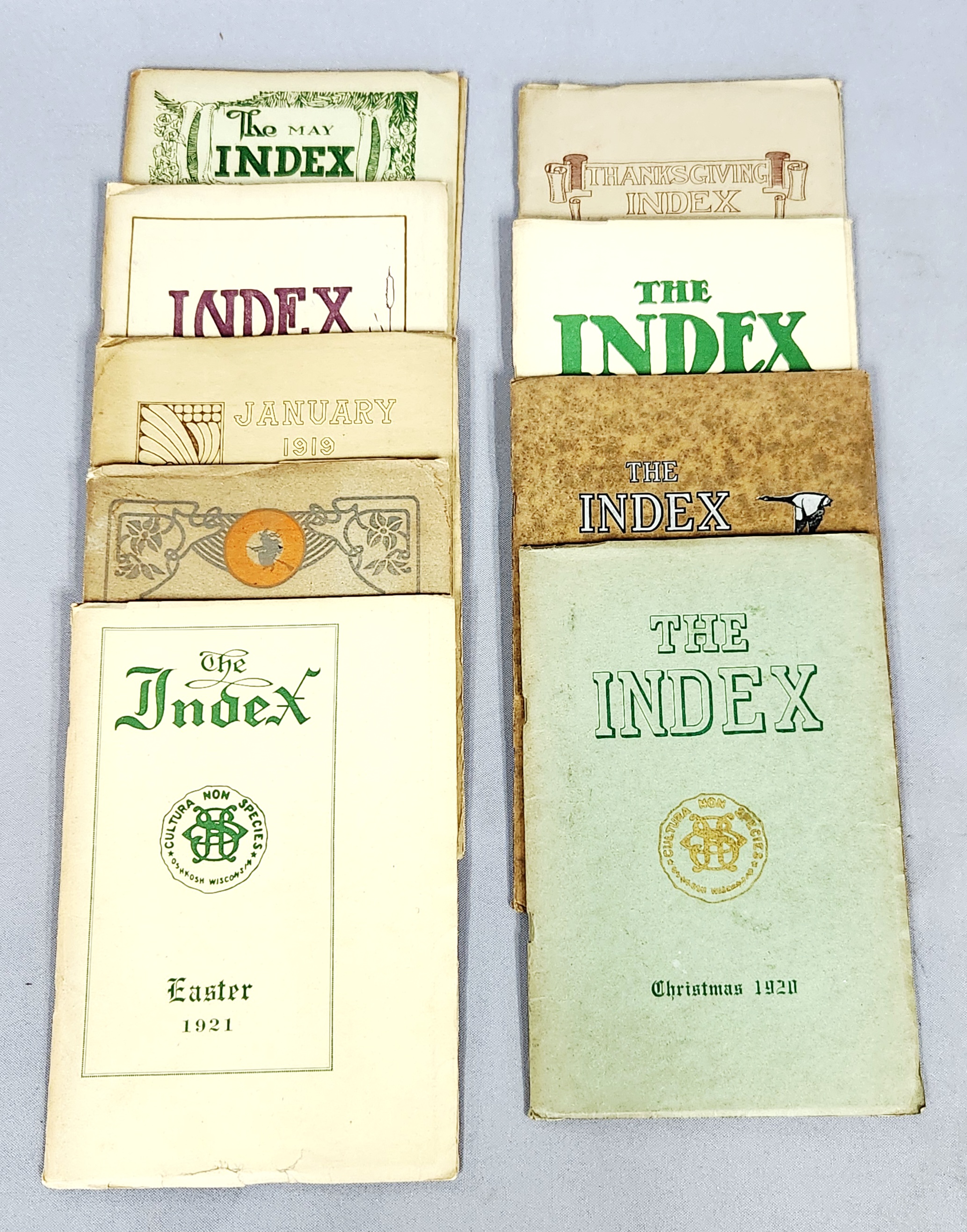 Oshkosh High School Index Yearbooks