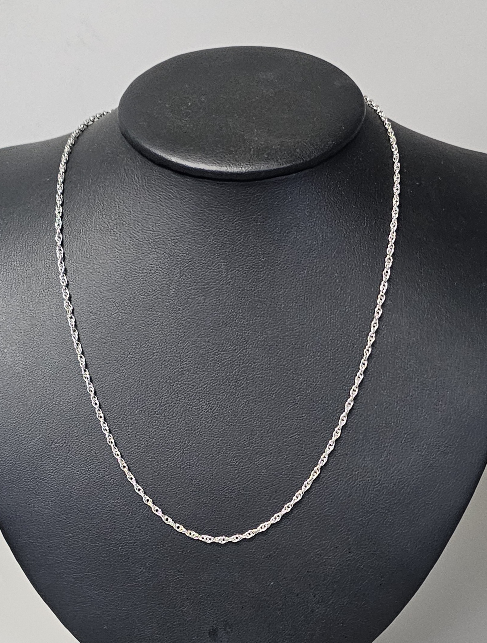 Sterling Silver Rope Chain Necklace