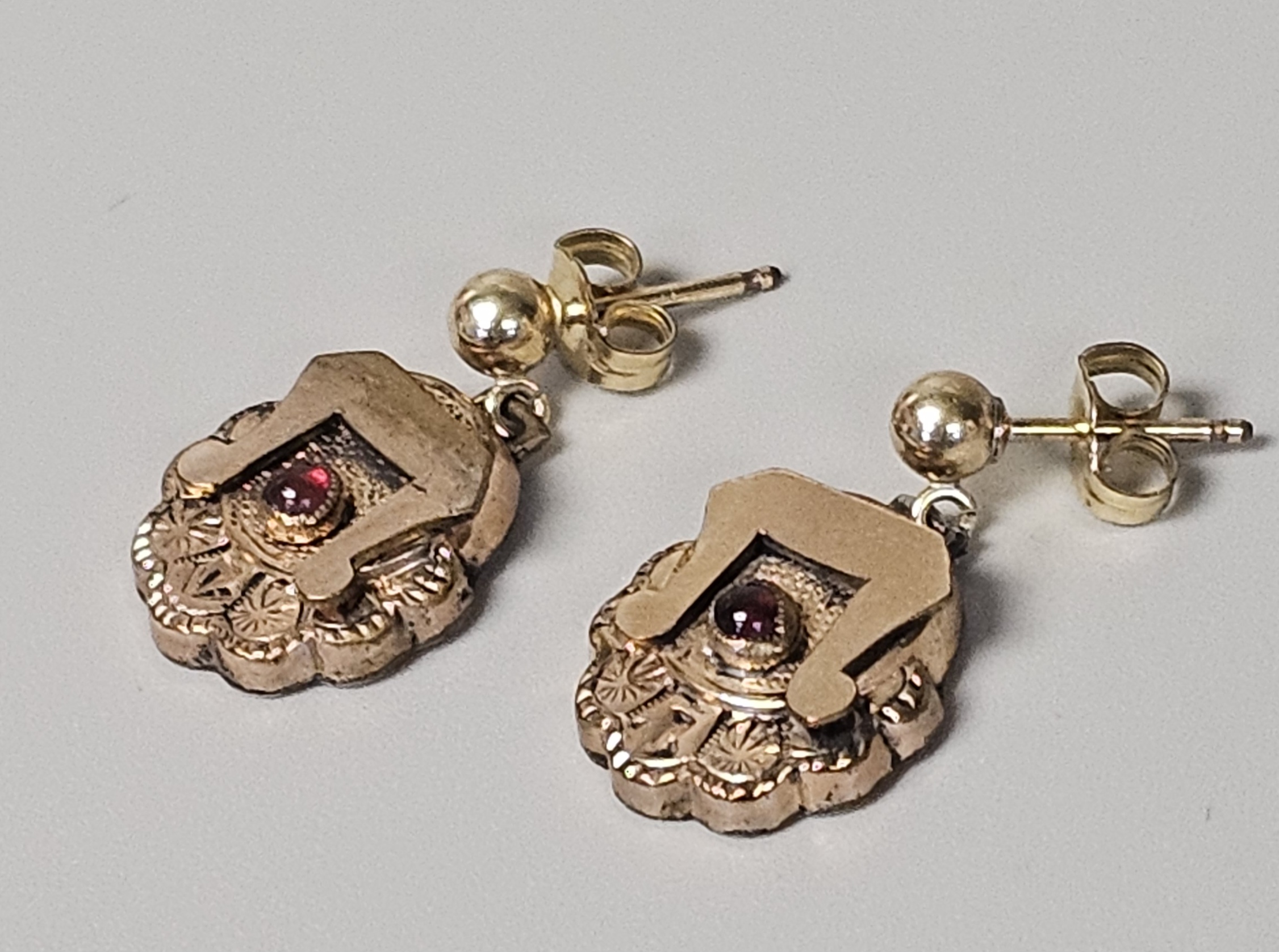 Gold Filled Victorian Garnet Jewelry