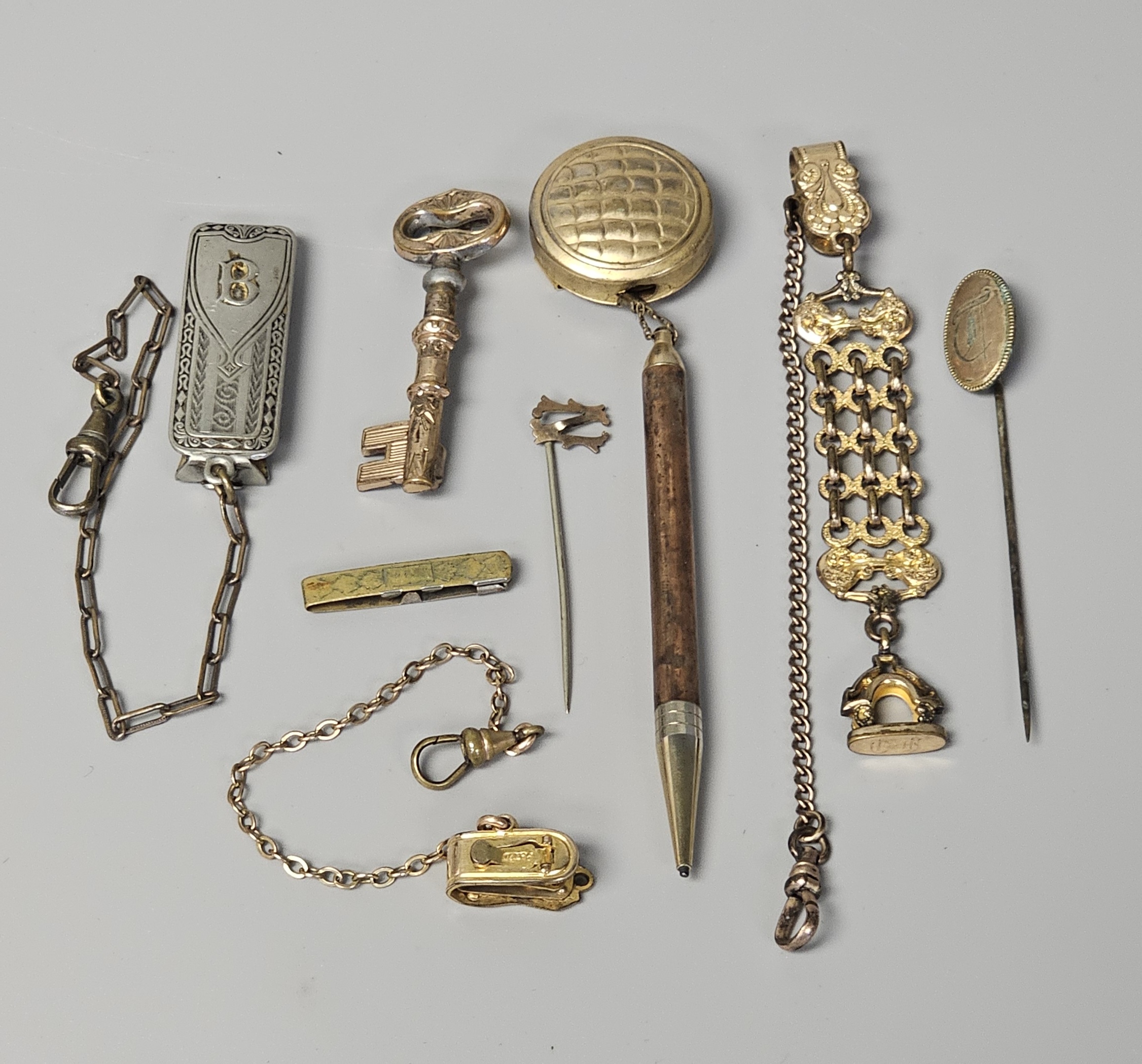 A Collection of Victorian Jewelry Accessories