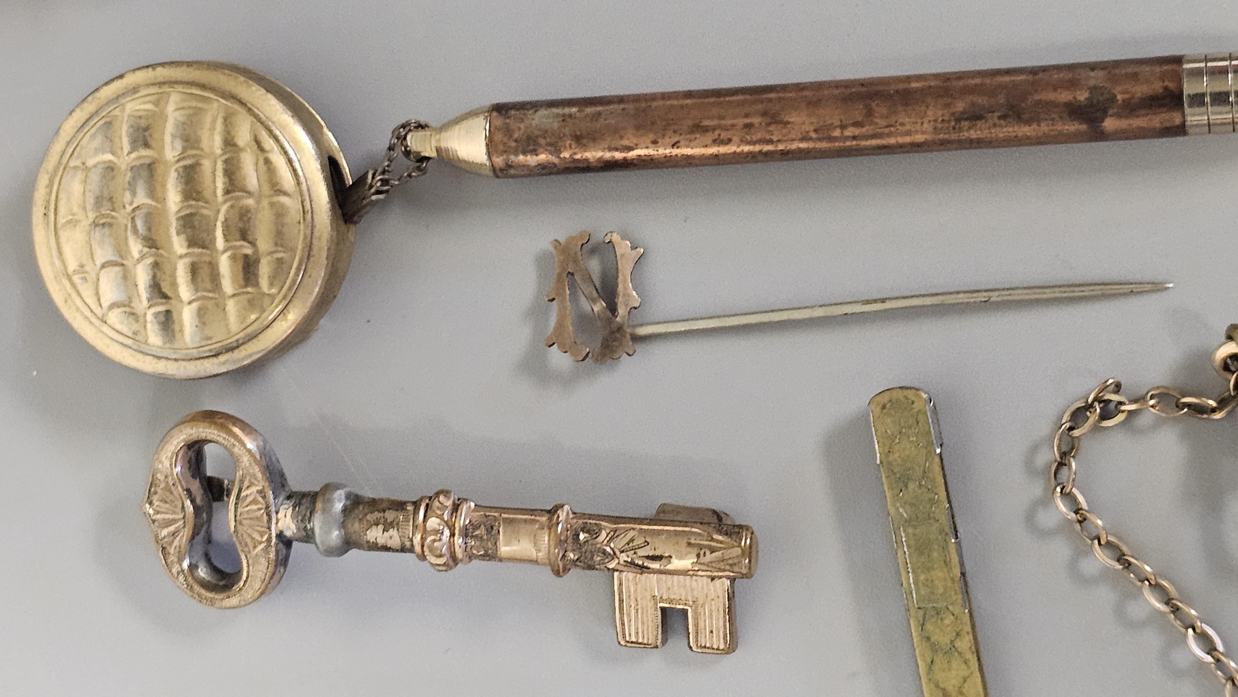 A Collection of Victorian Jewelry Accessories