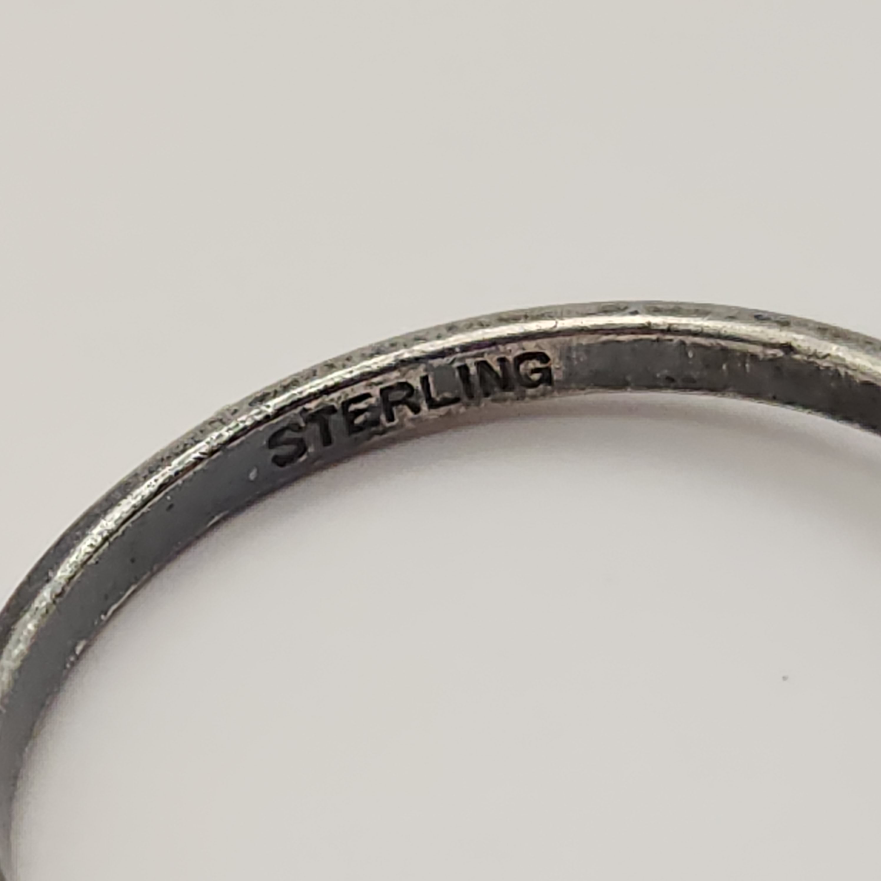 Sterling Gemstone Rings 4.2 Grams