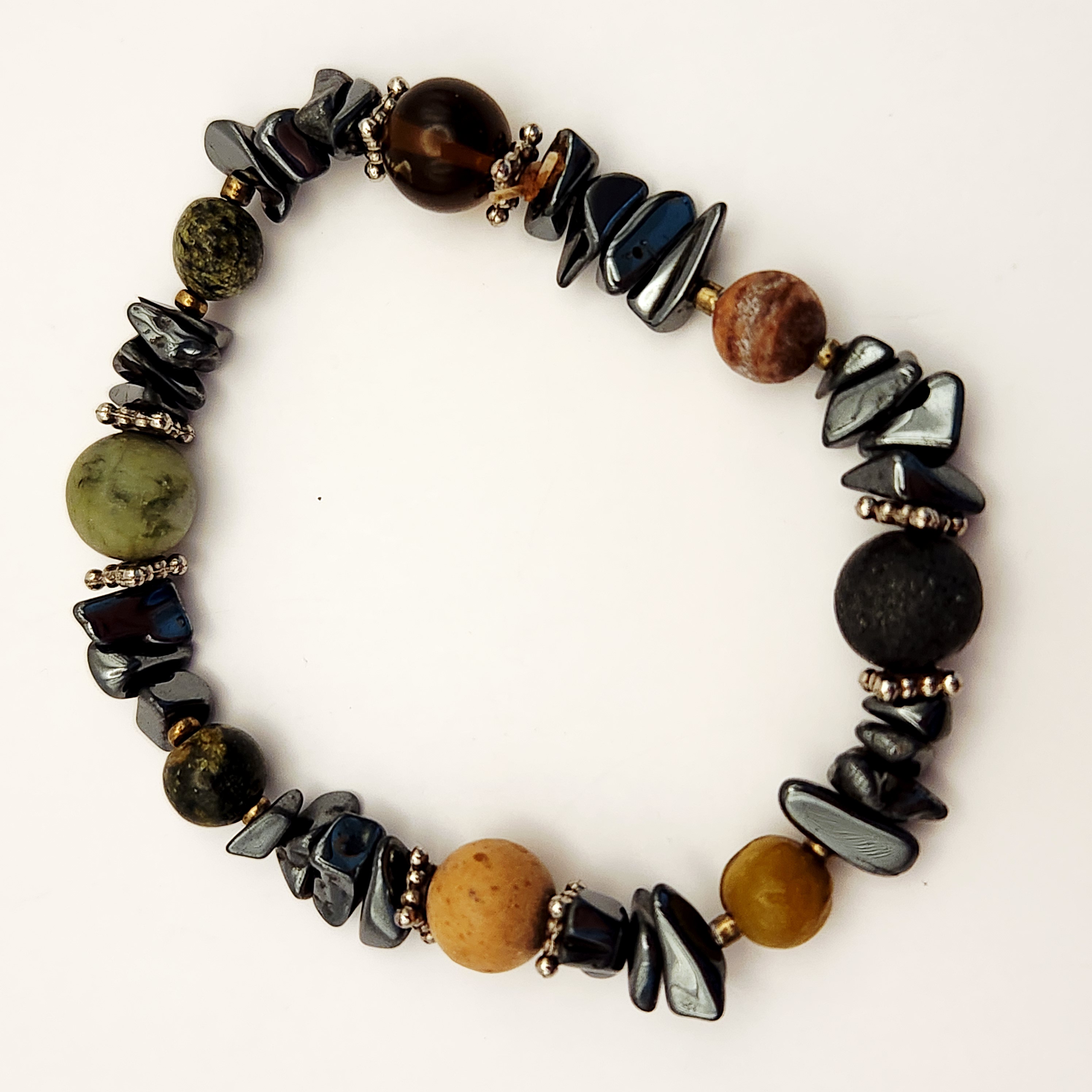 Earth-Toned Beaded Bracelets
