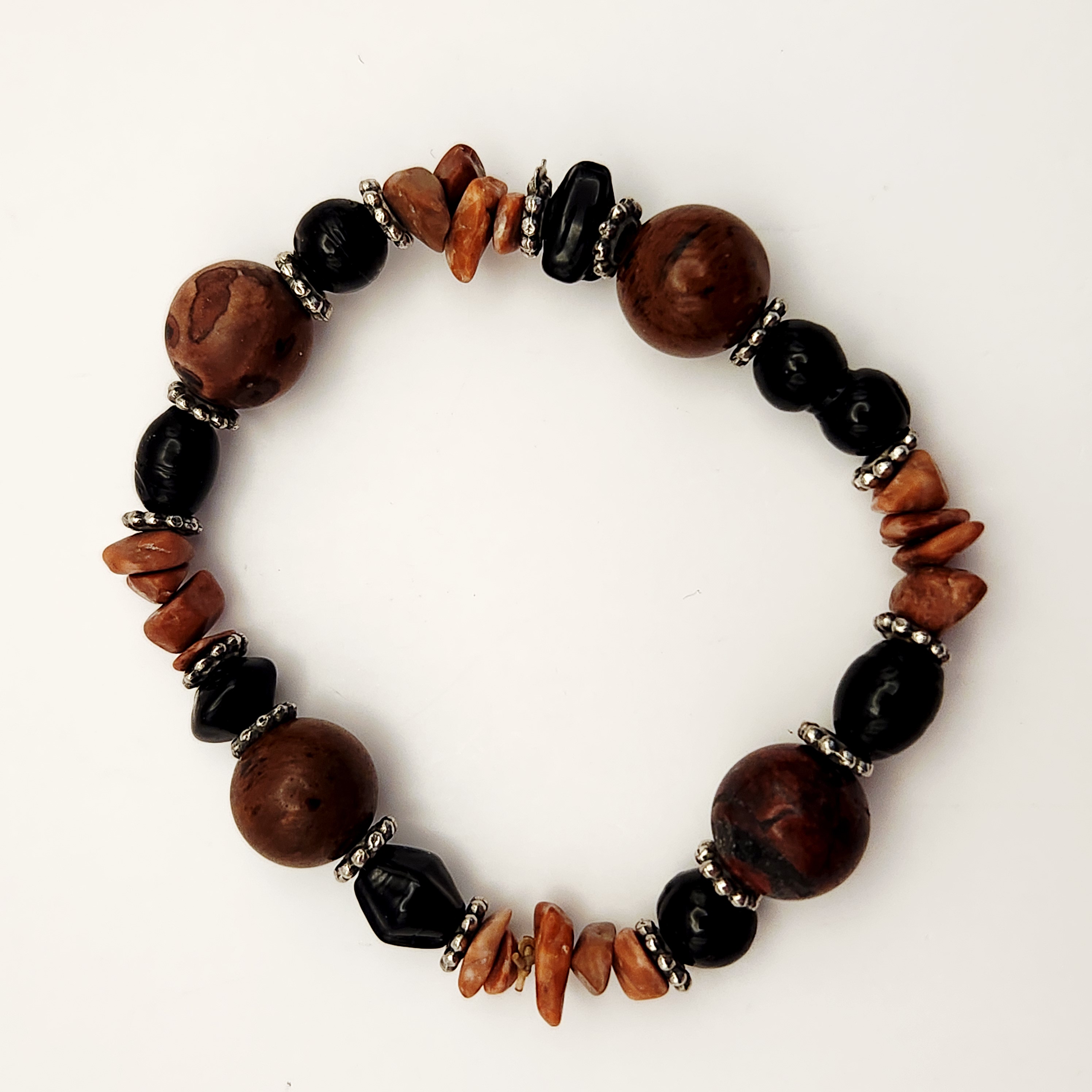 Earth-Toned Beaded Bracelets
