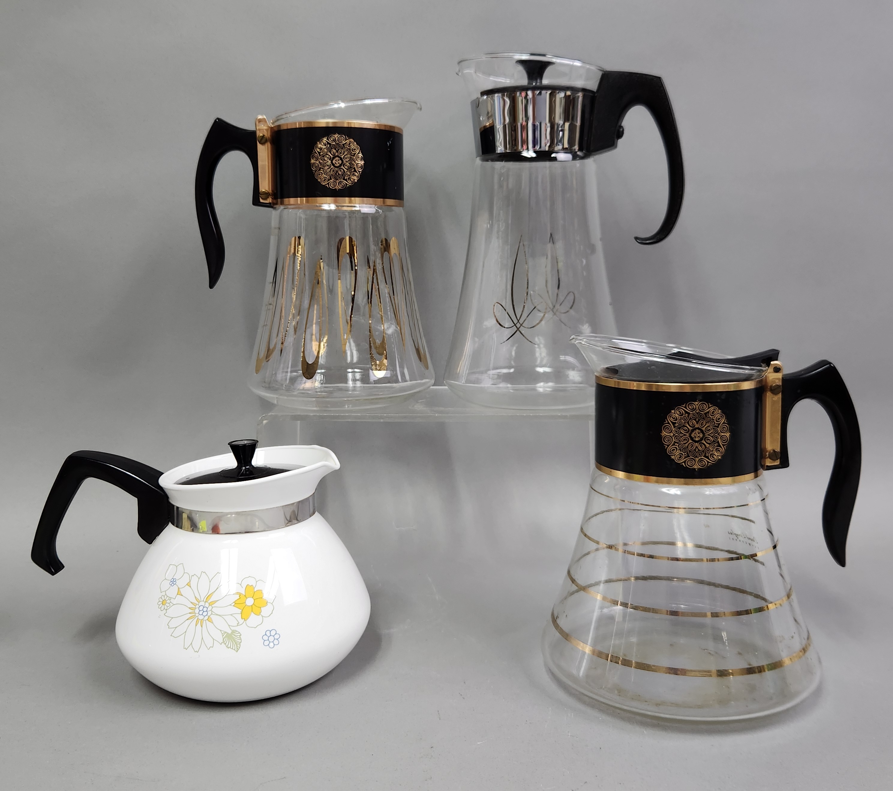 Assorted Vintage Glass Beverage Carafes