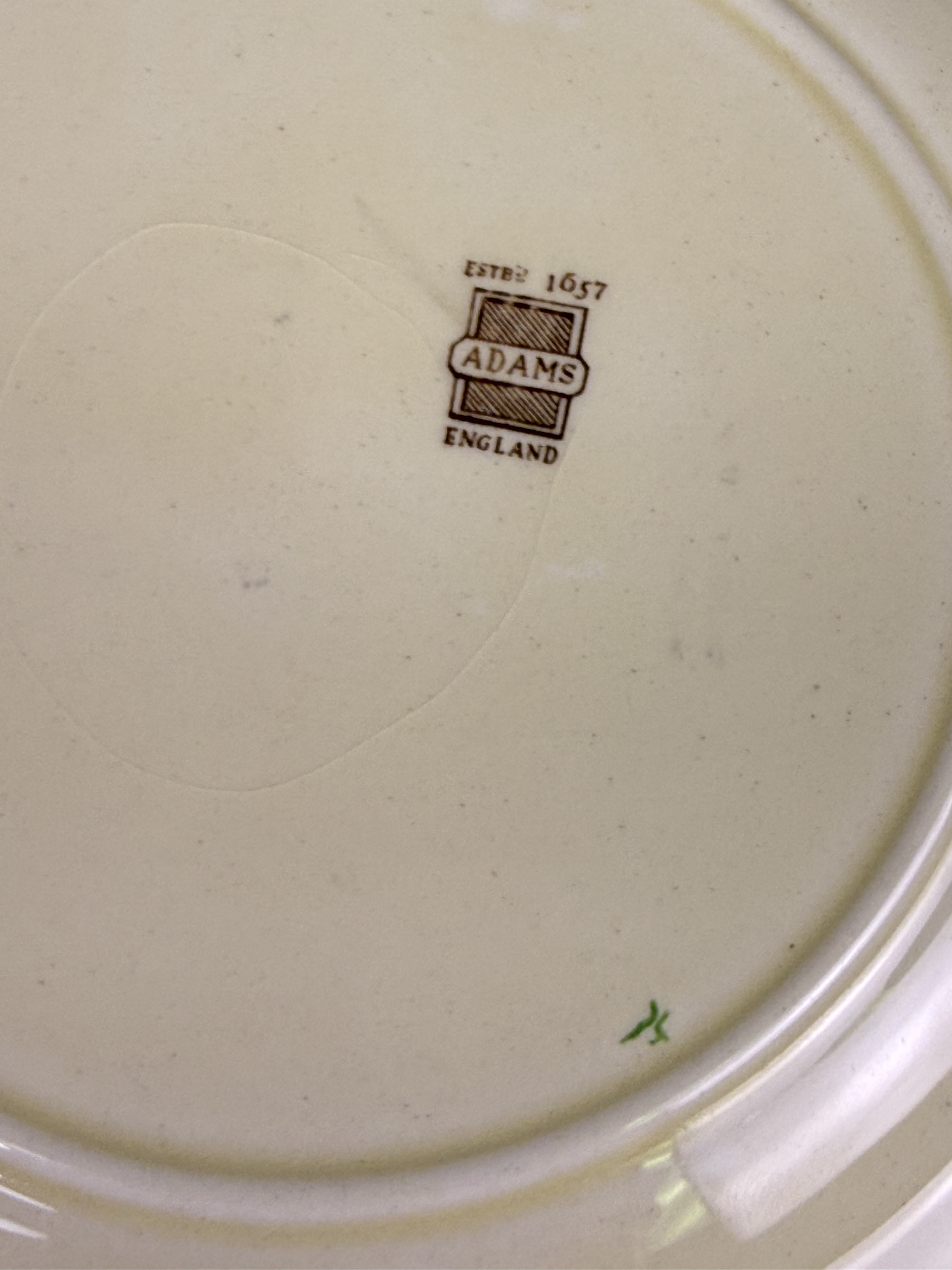 Two English Transfer-Printed Earthenware Plates