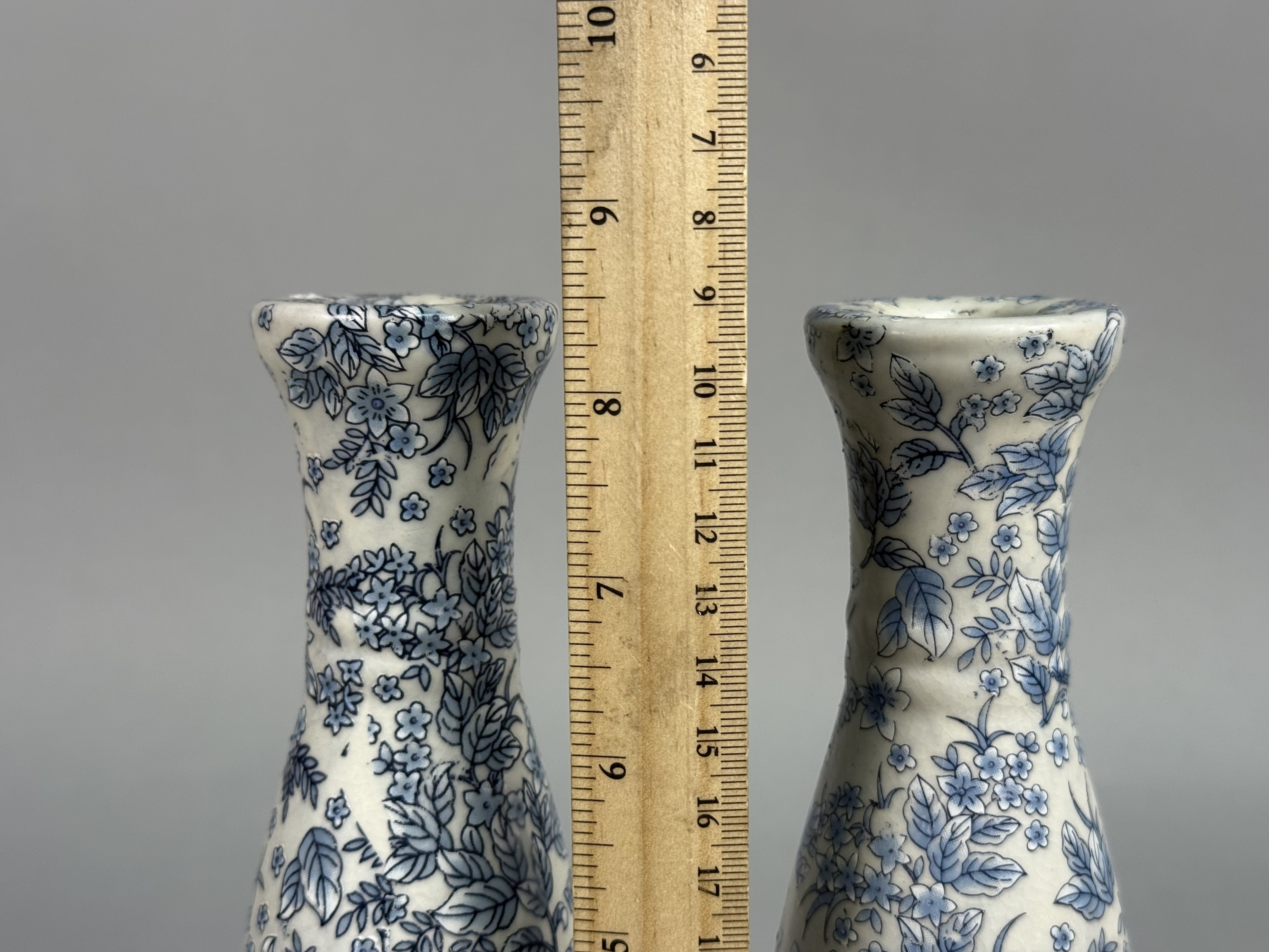 Pair of Orchid Brand Candlesticks