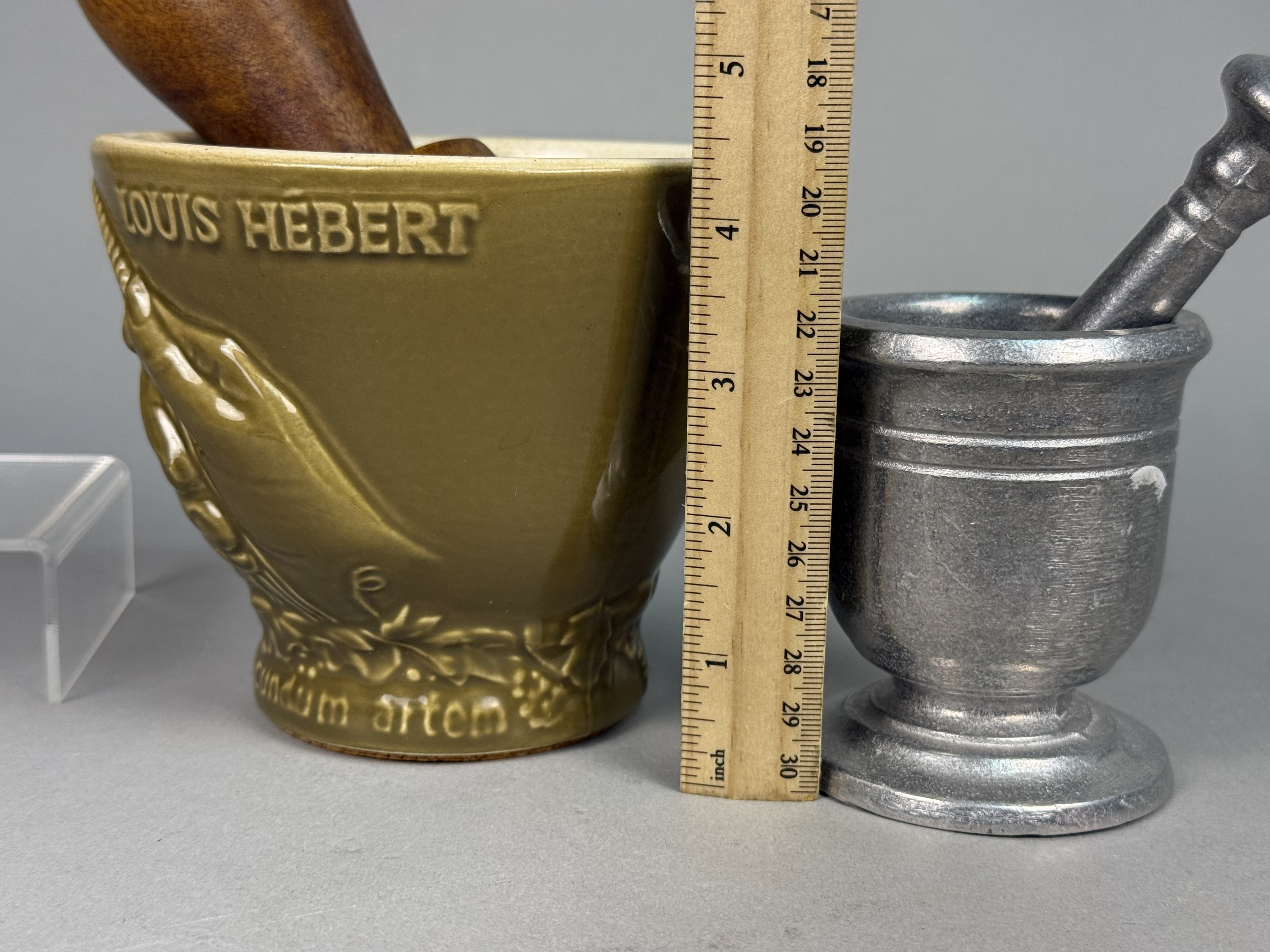 Two Pharmaceutical Mortar and Pestle Sets