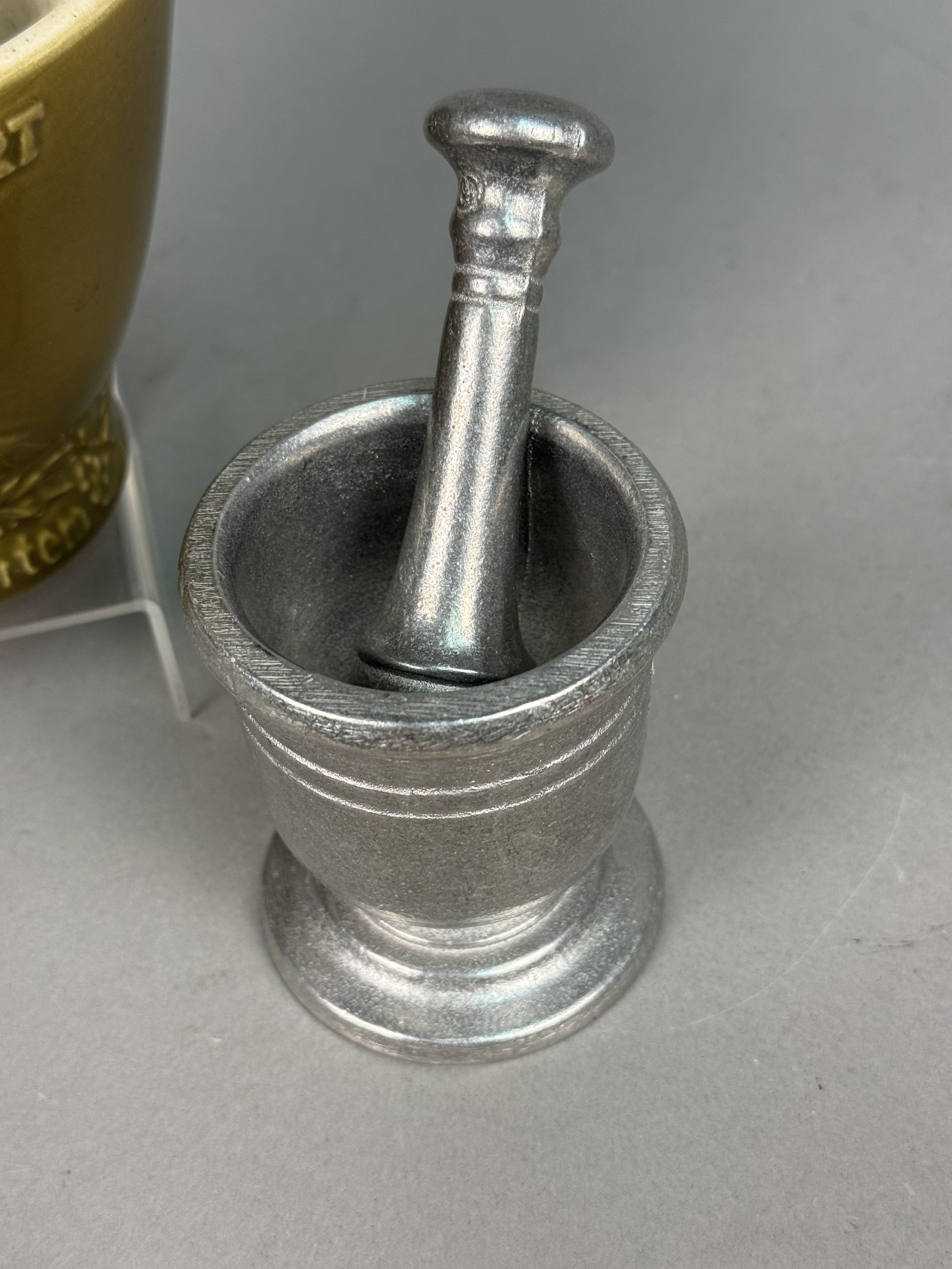 Two Pharmaceutical Mortar and Pestle Sets