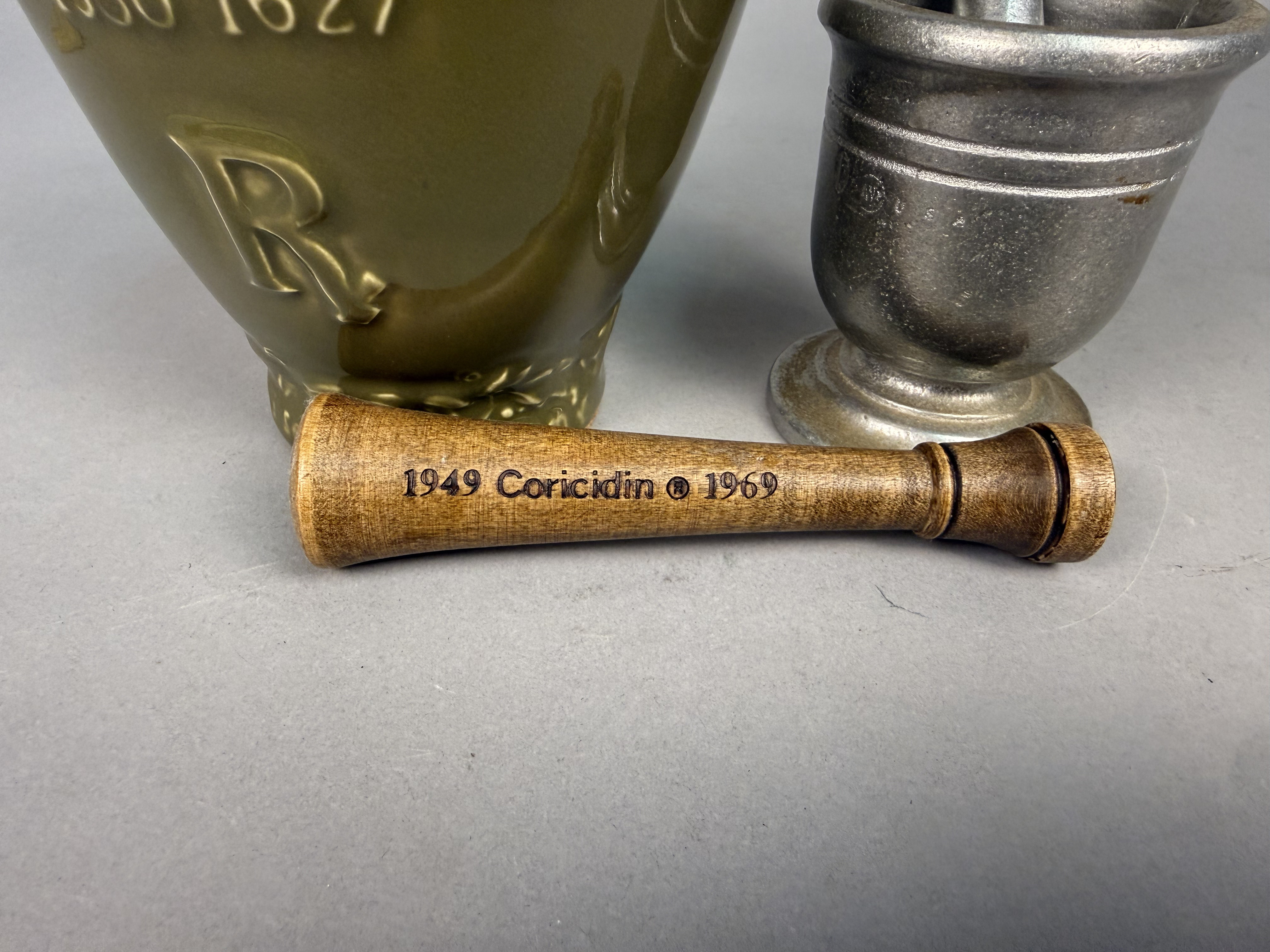 Two Pharmaceutical Mortar and Pestle Sets