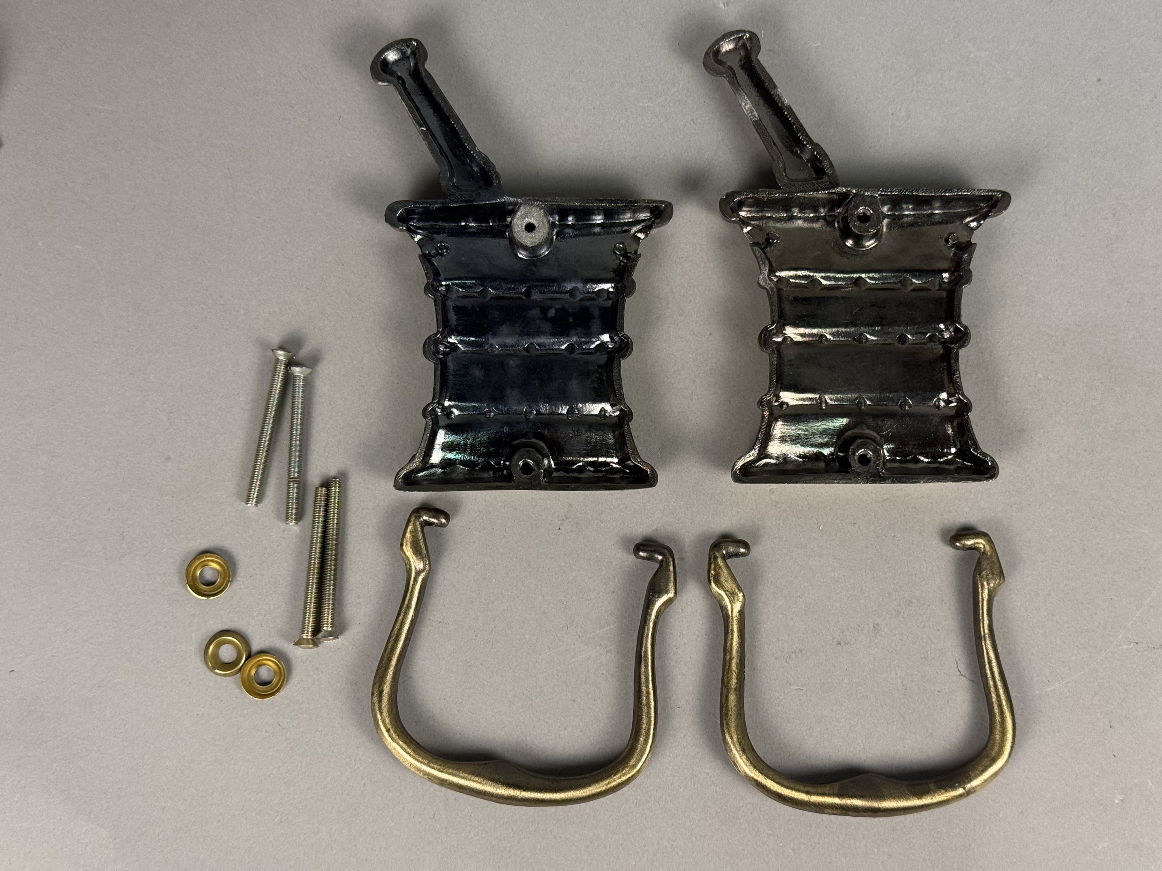 Pair of Brass Apothecary Door Knockers