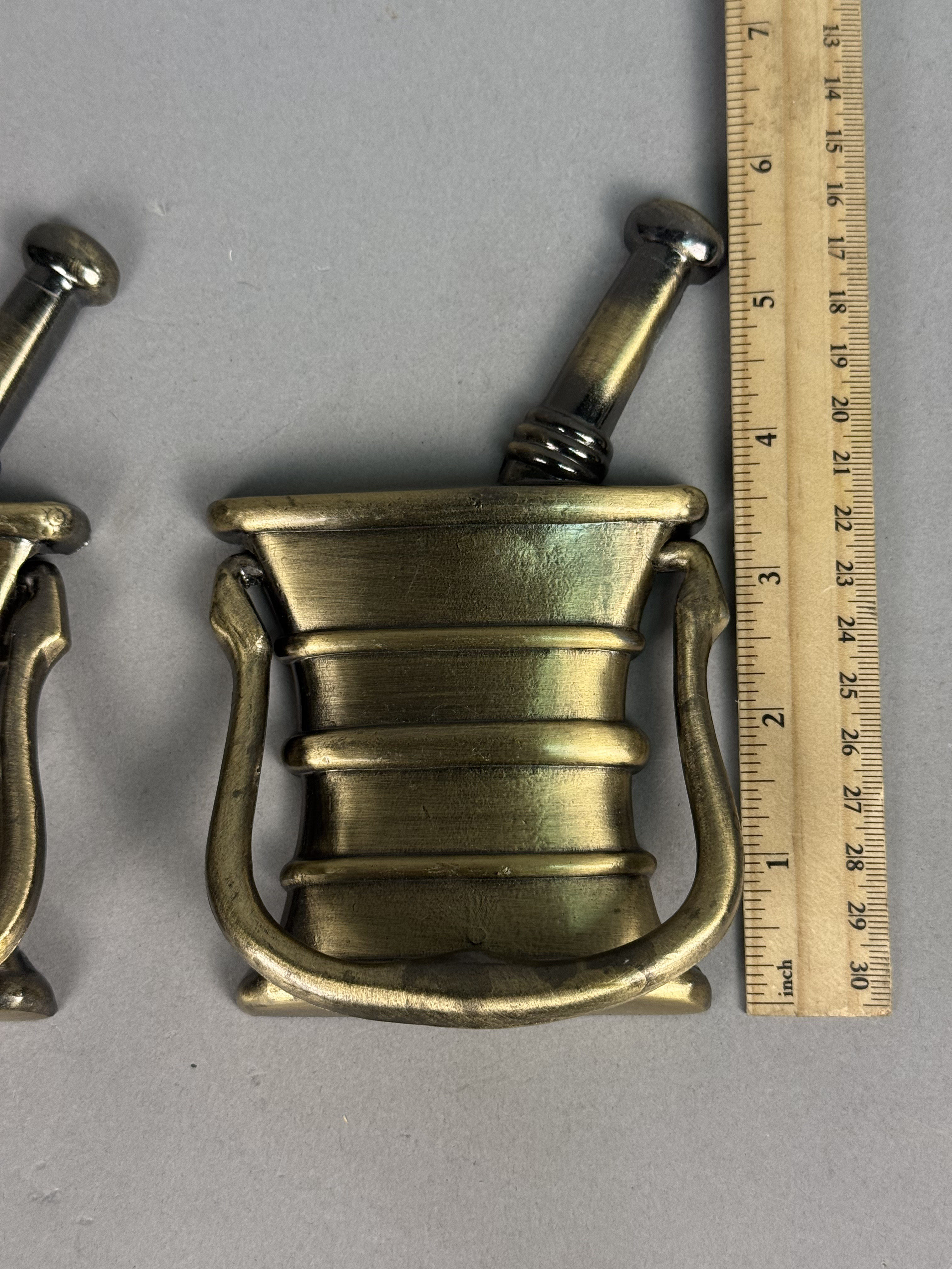 Pair of Brass Apothecary Door Knockers