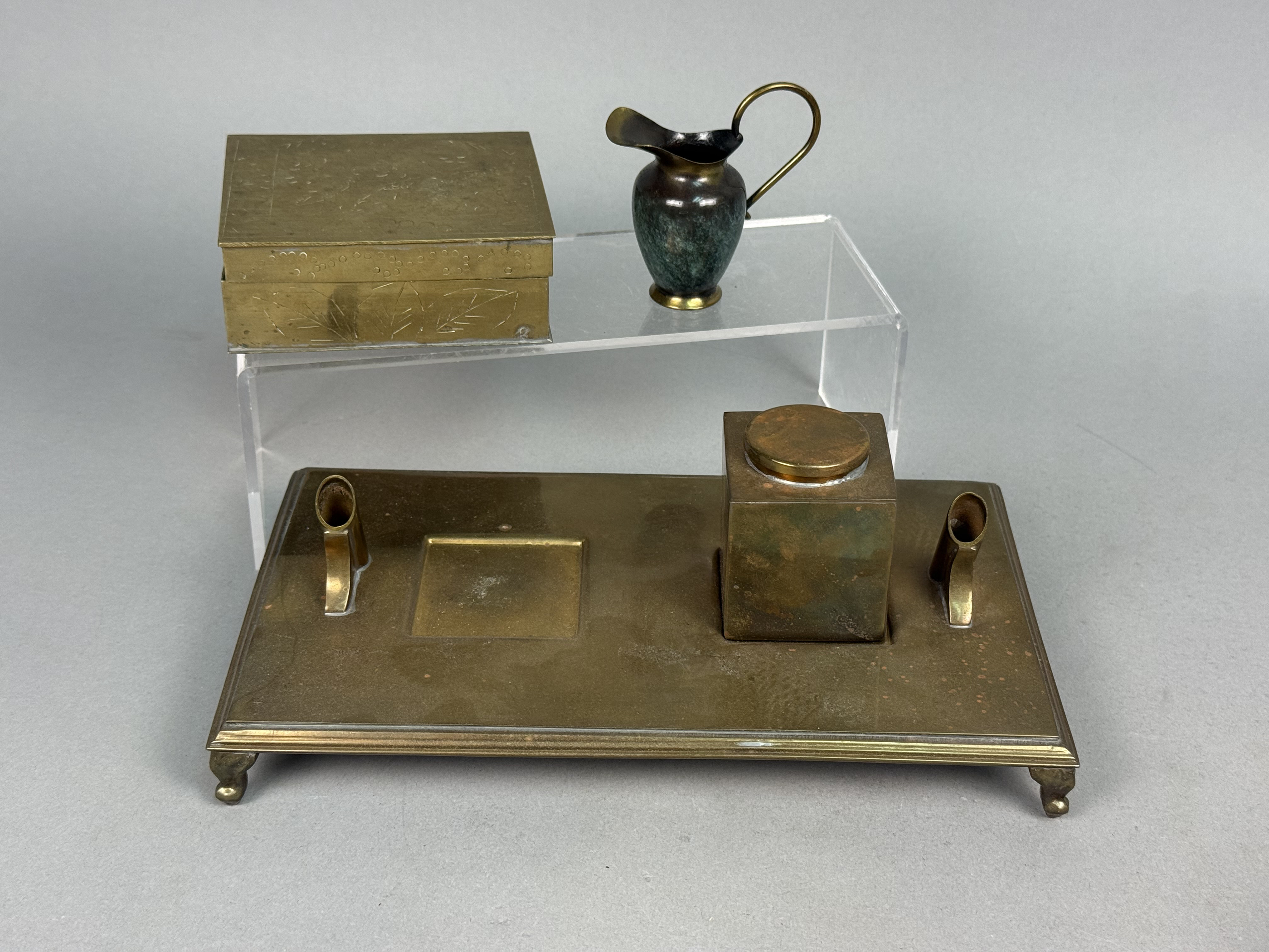 Collection of Brass Desk Accessories
