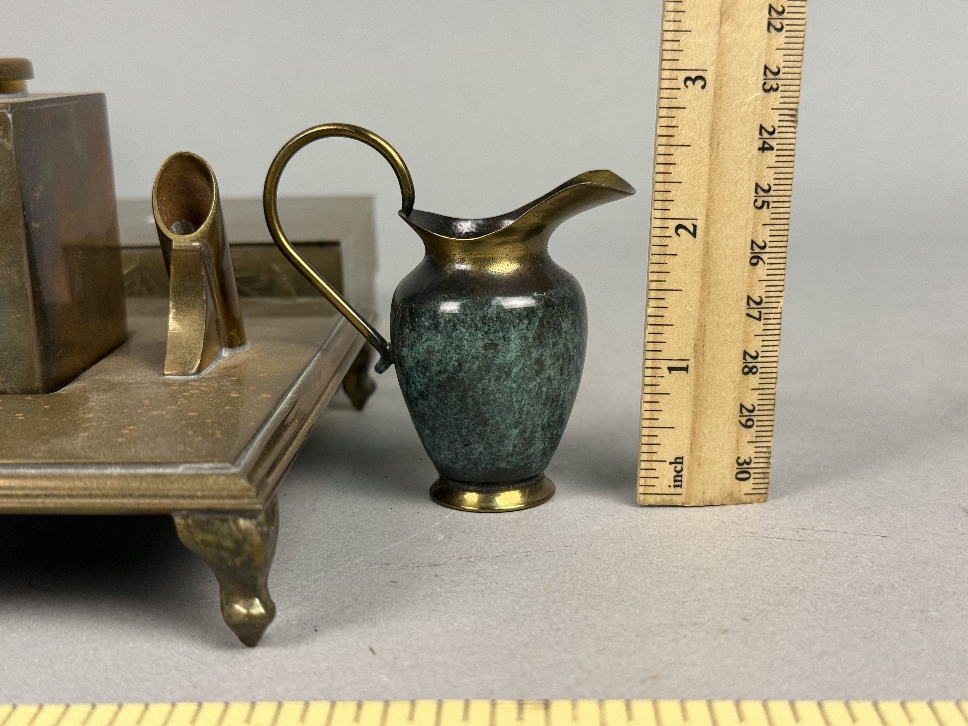 Collection of Brass Desk Accessories
