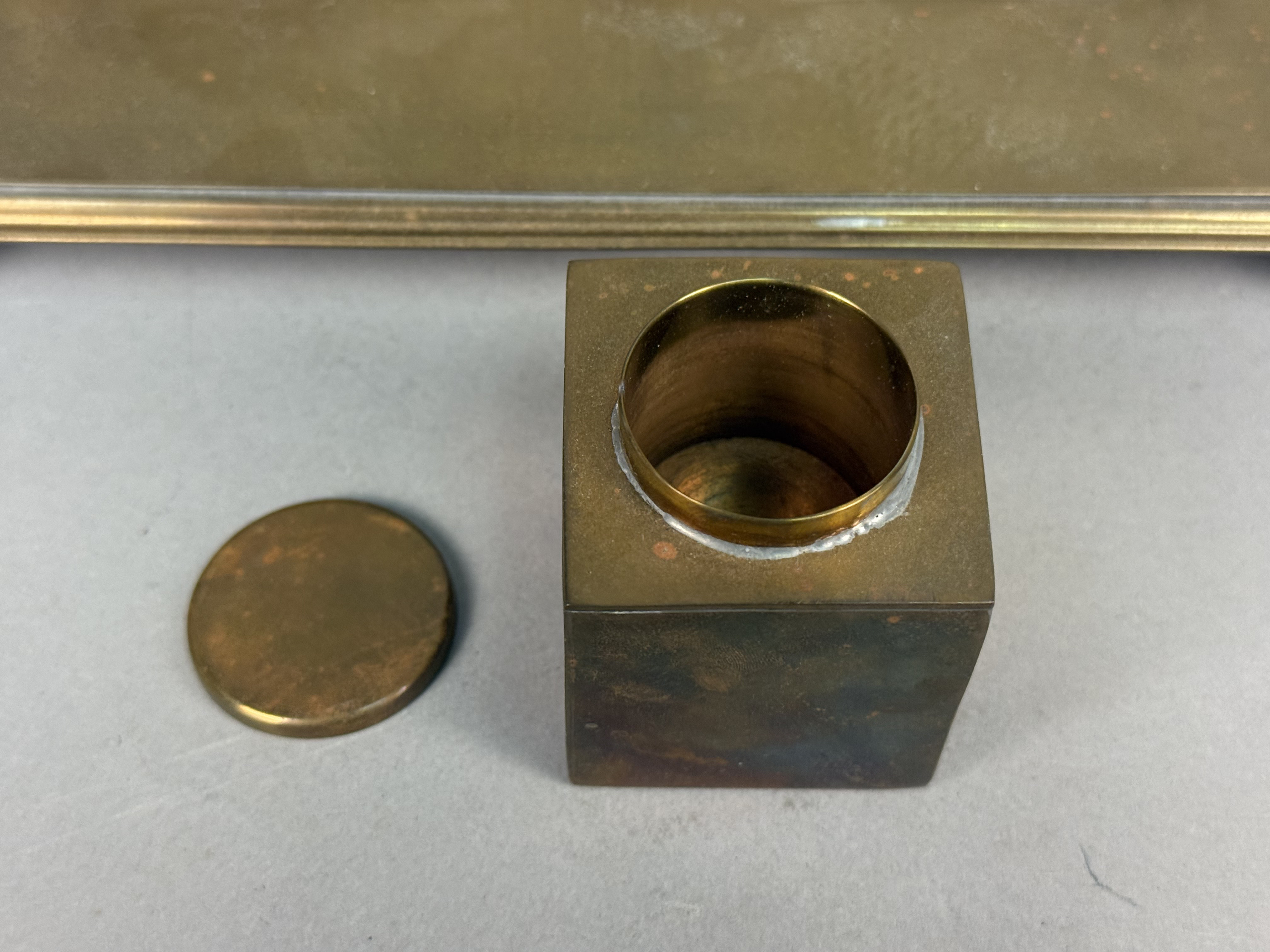 Collection of Brass Desk Accessories