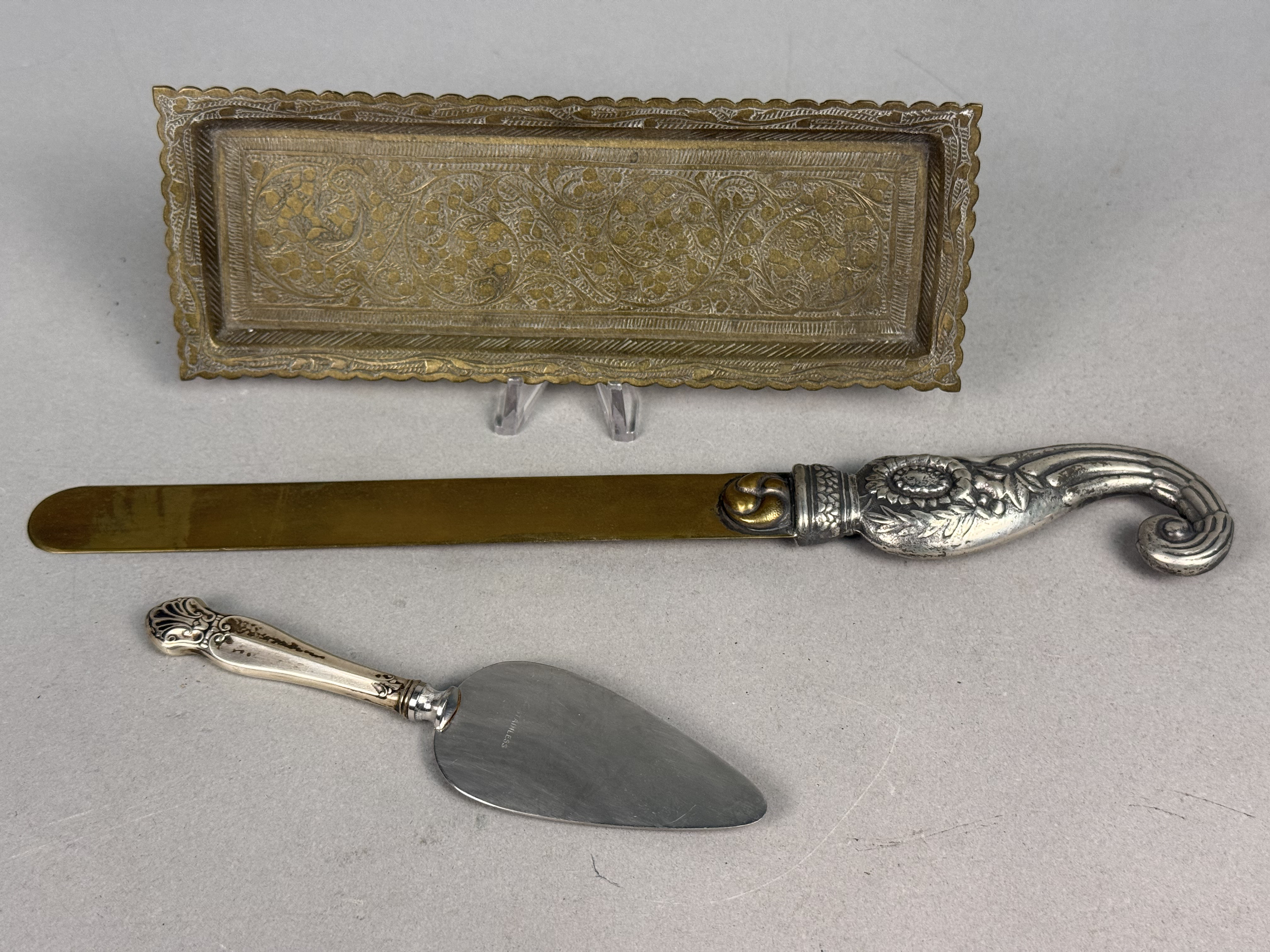 Trio of Vintage Decorative Metalware