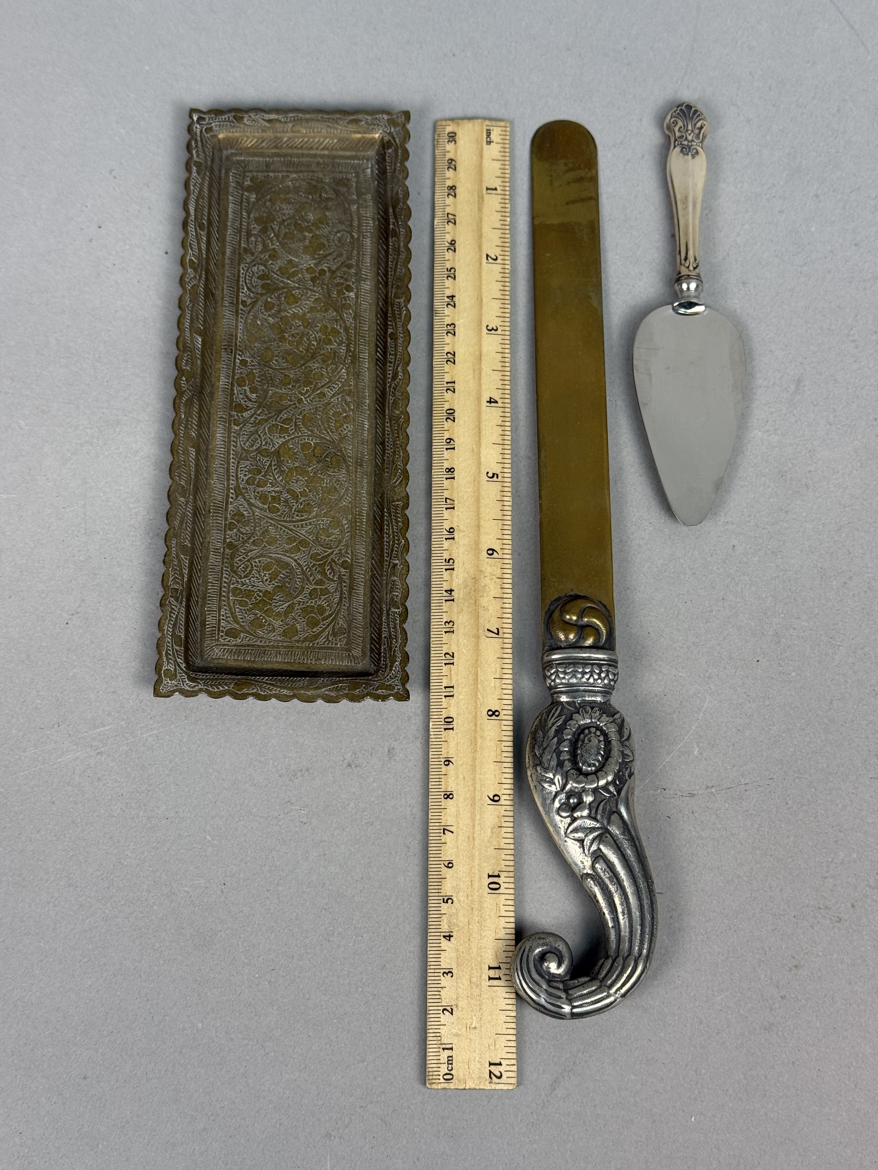 Trio of Vintage Decorative Metalware