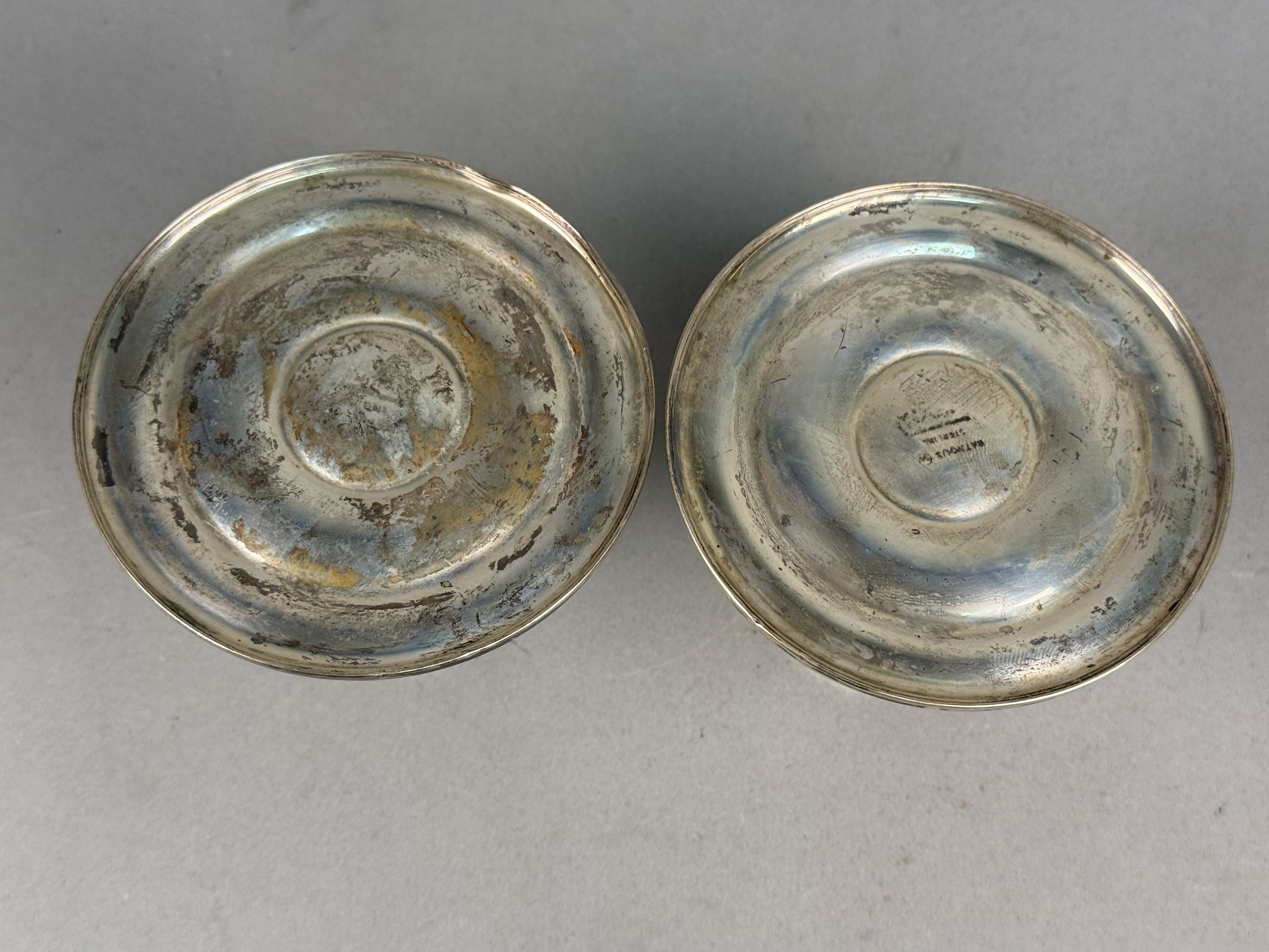 Pair of Watrous Sterling Silver Candlesticks