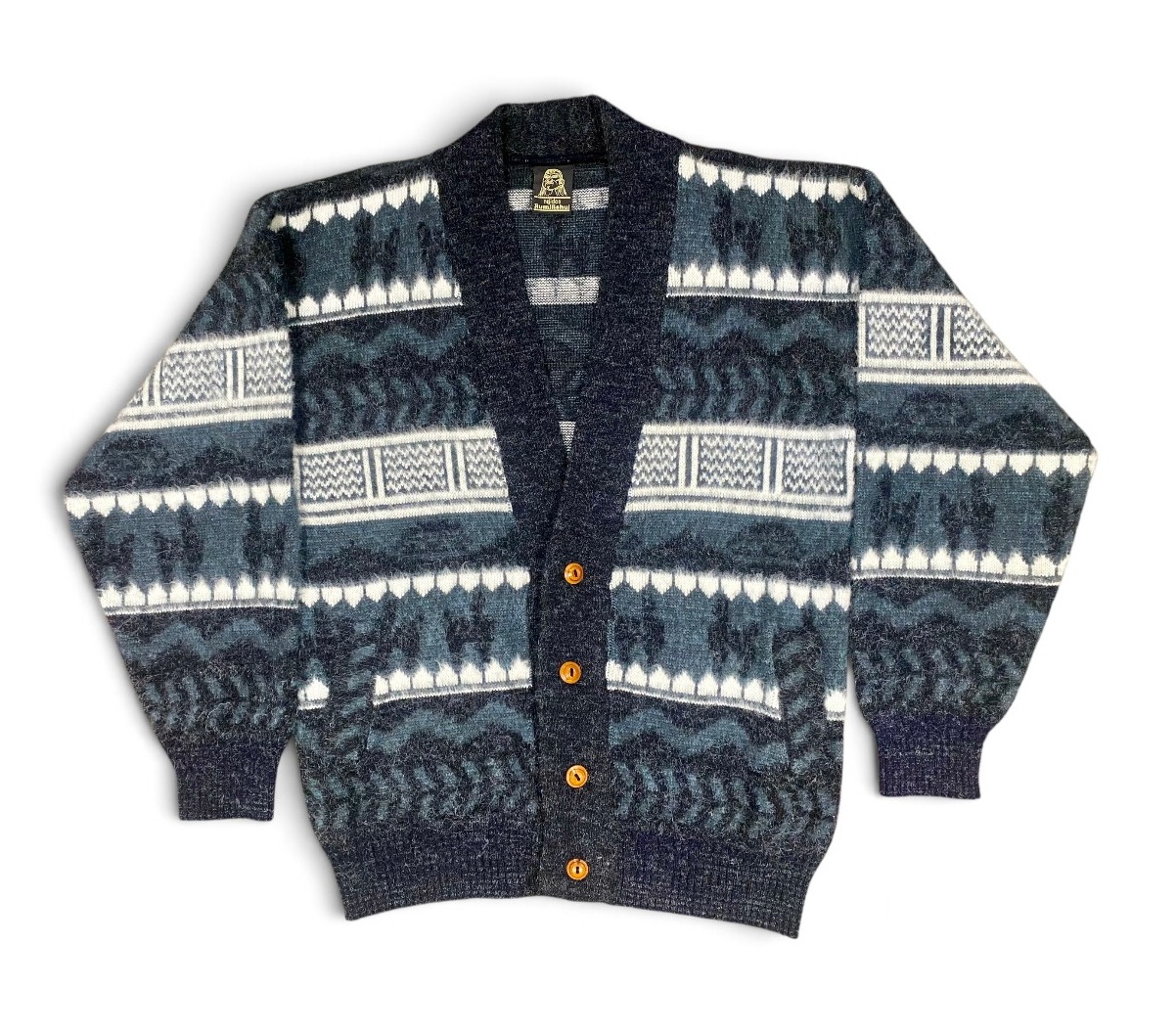 Tejidos Rumiñahui Wool Llama Cardigan