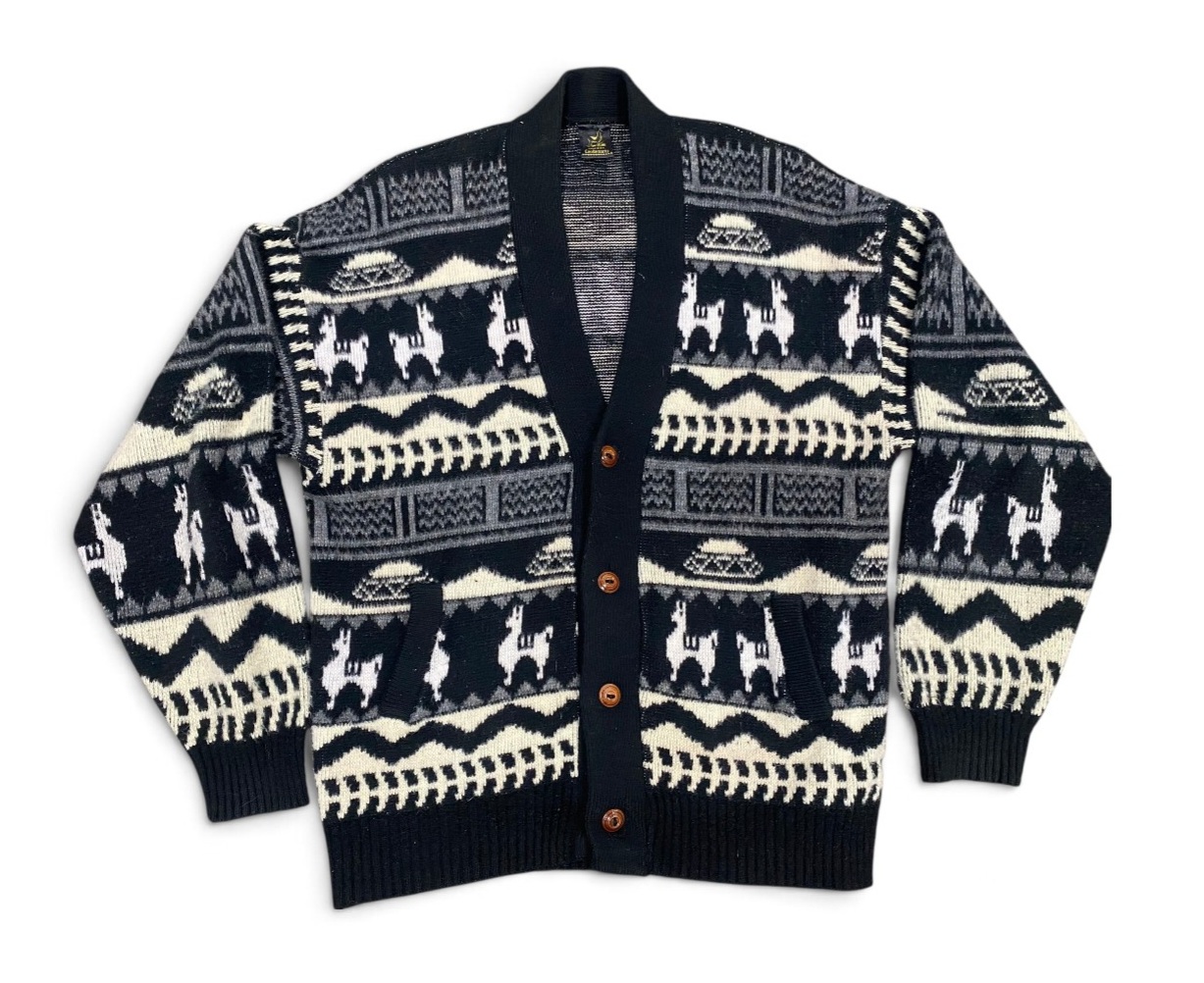 Vintage Tejidos Centenario Llama Cardigan