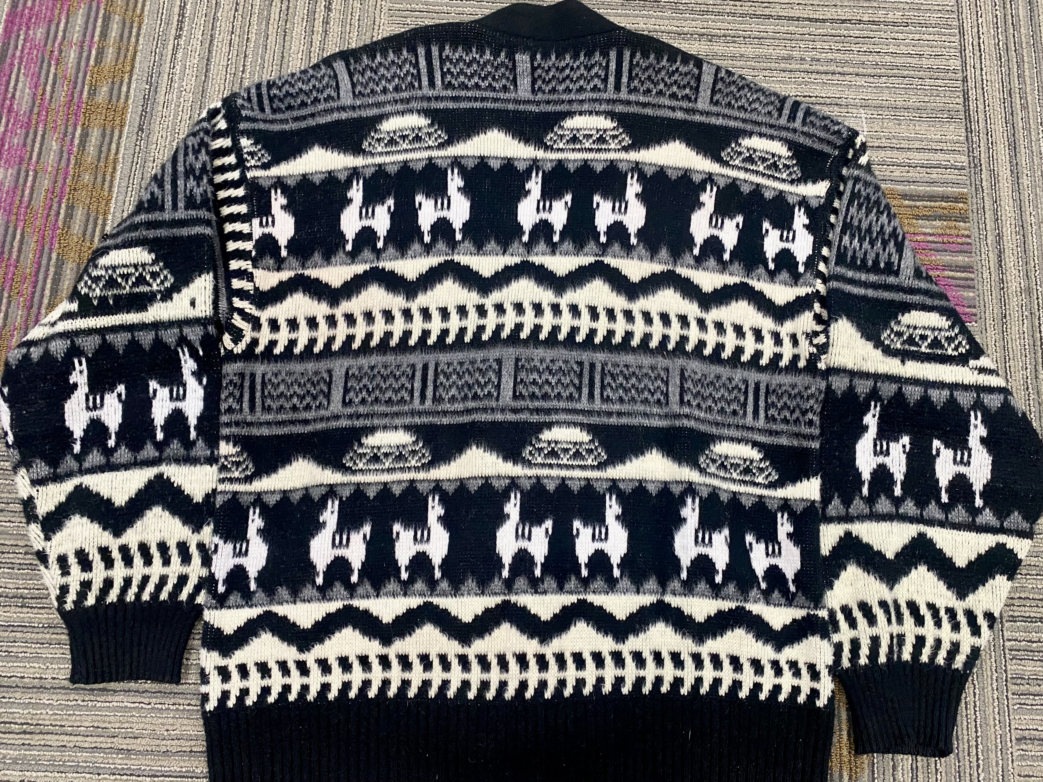 Vintage Tejidos Centenario Llama Cardigan