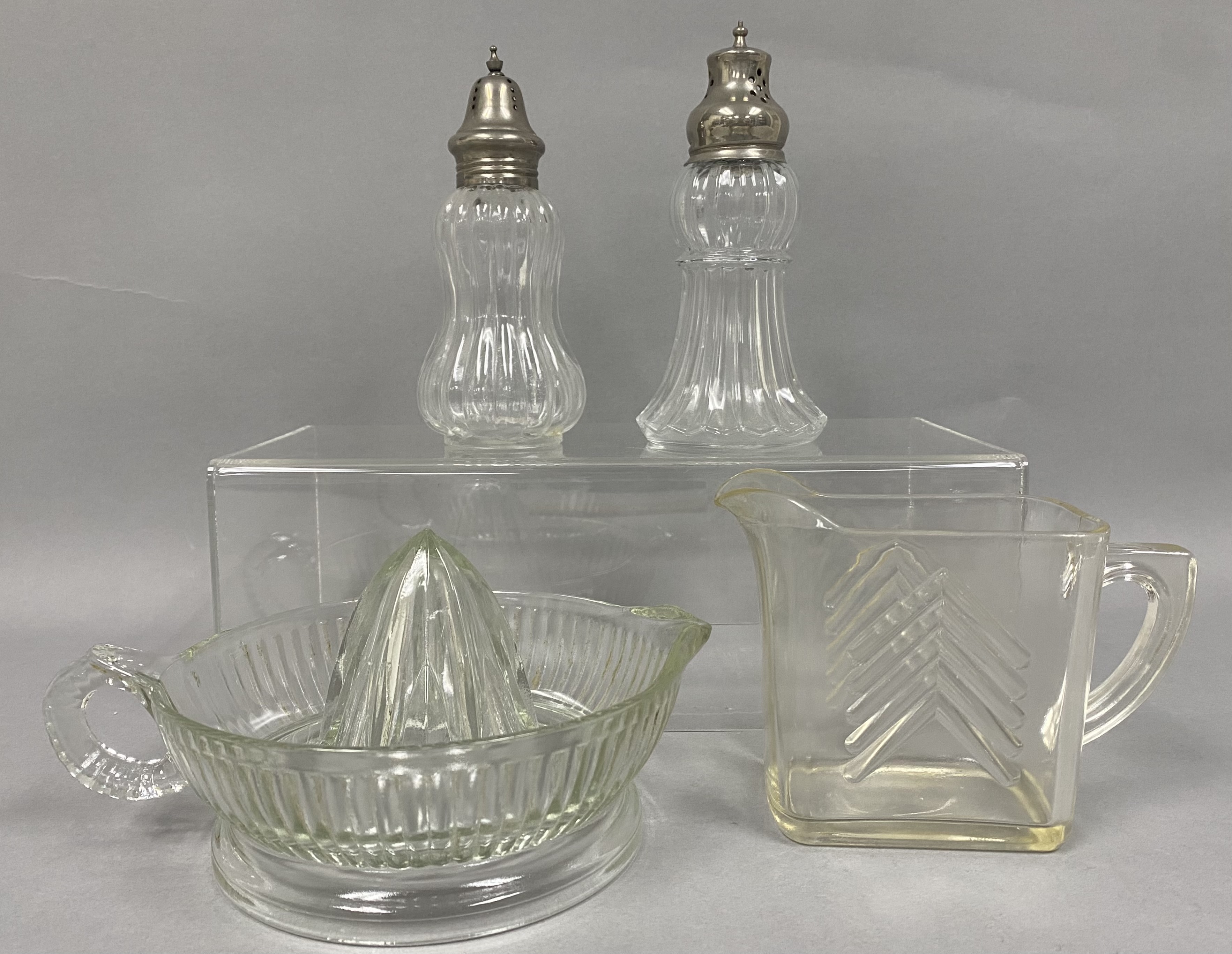 Collection of Vintage Pressed Glassware