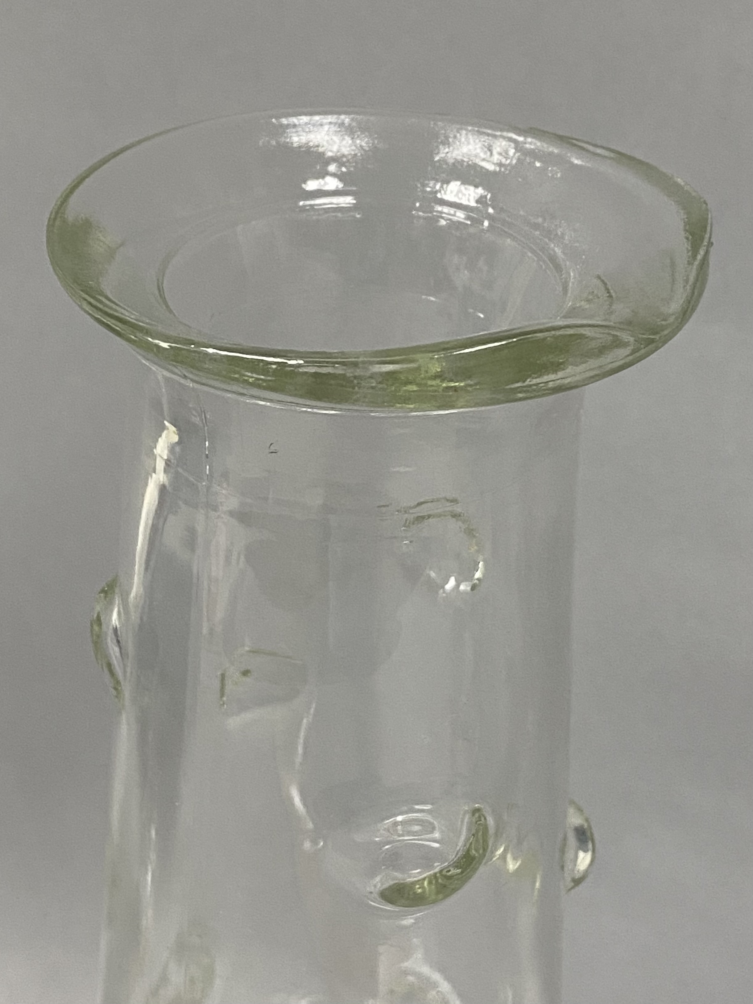 Two Vintage Glass Liquor Decanters