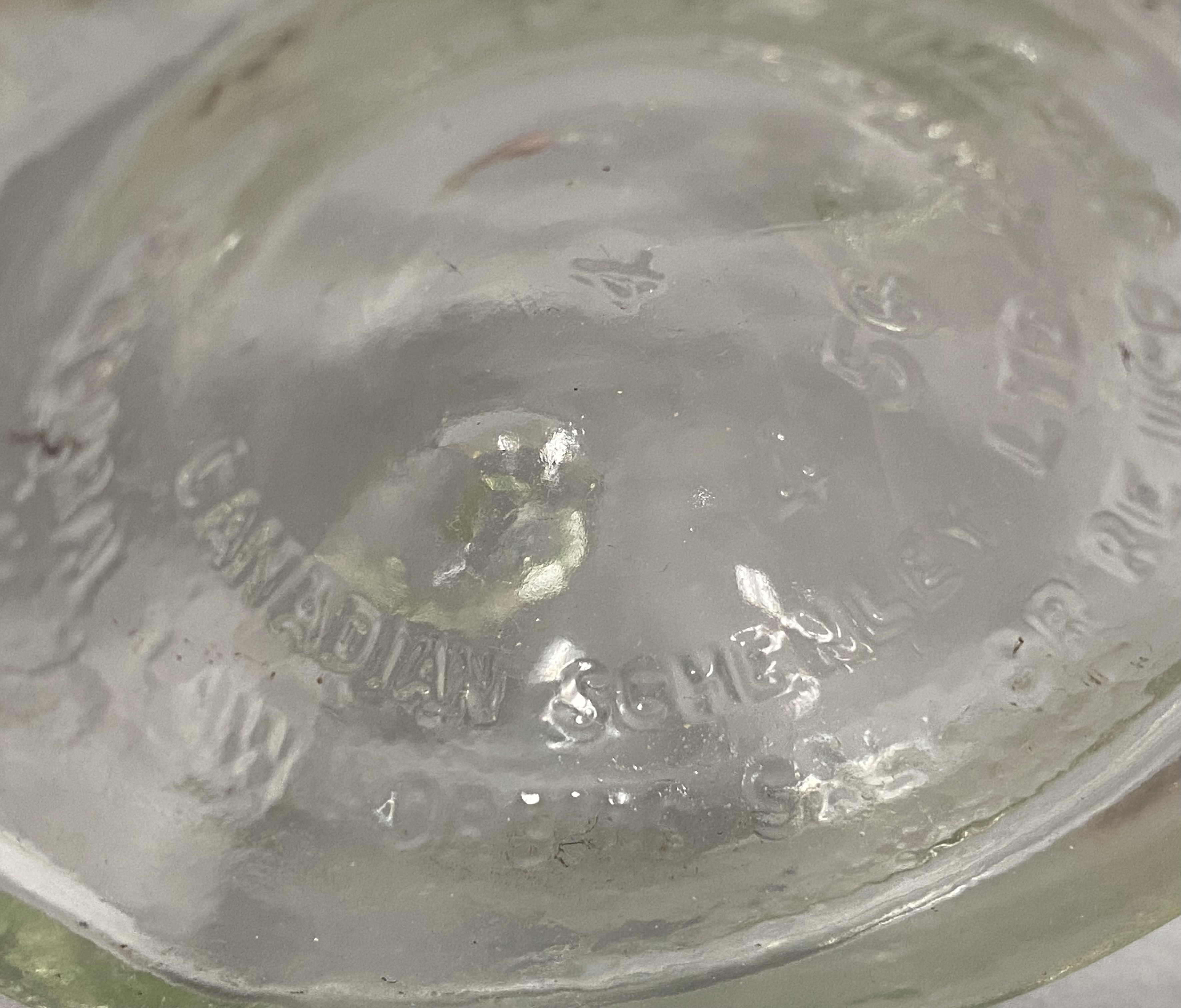 Two Vintage Glass Liquor Decanters