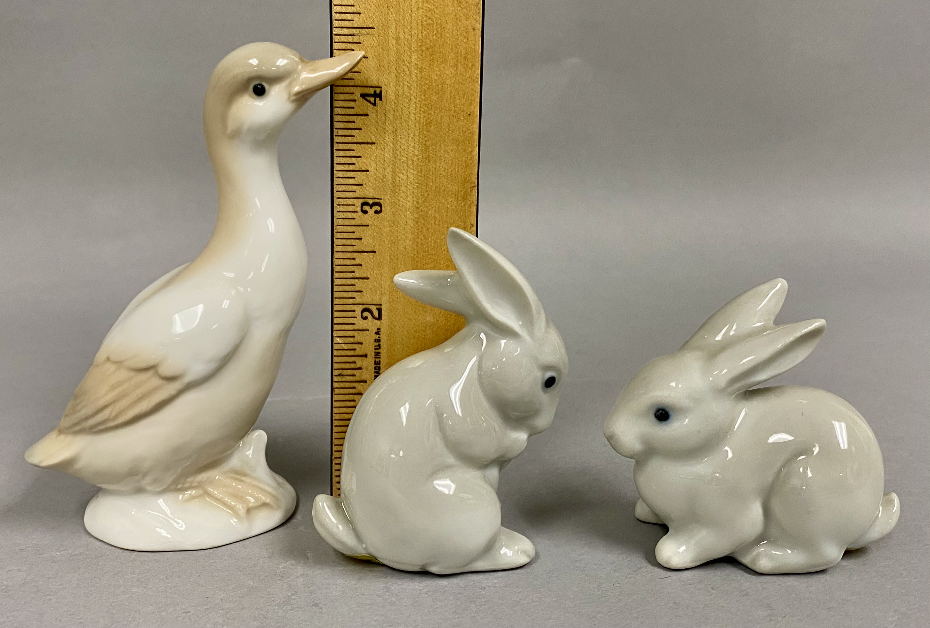 Five Japanese Ceramic Animal Figurines