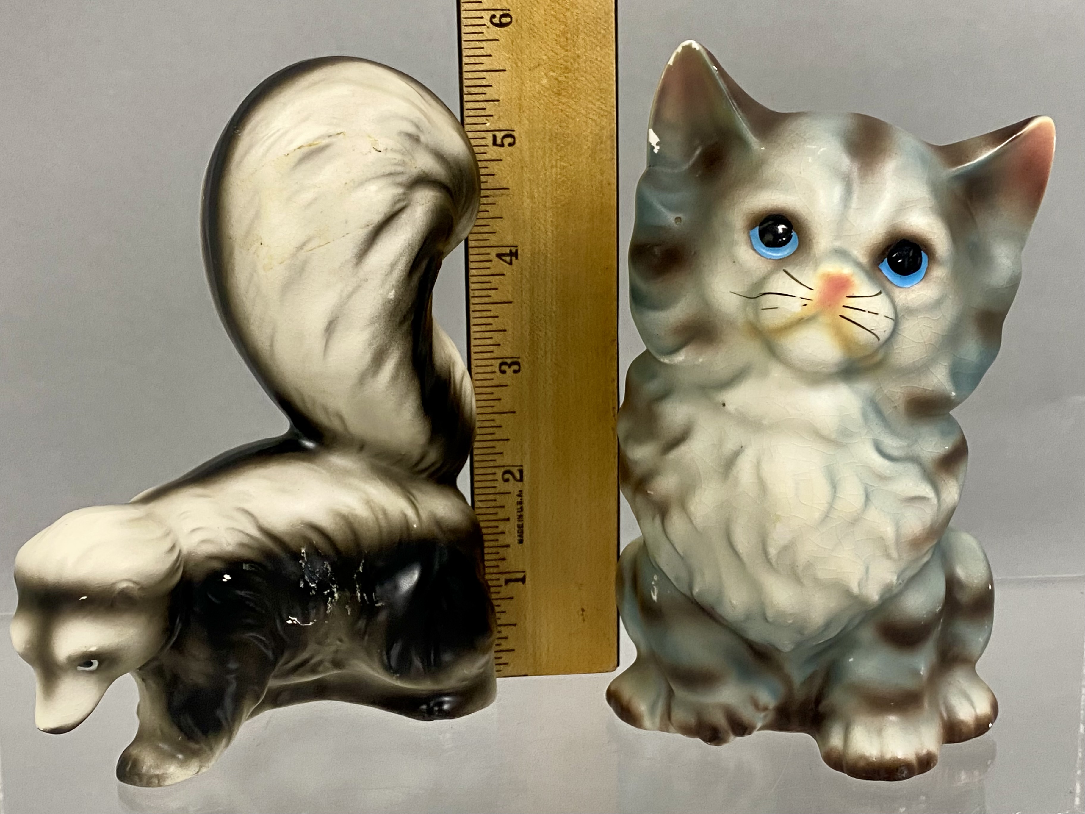 Five Japanese Ceramic Animal Figurines