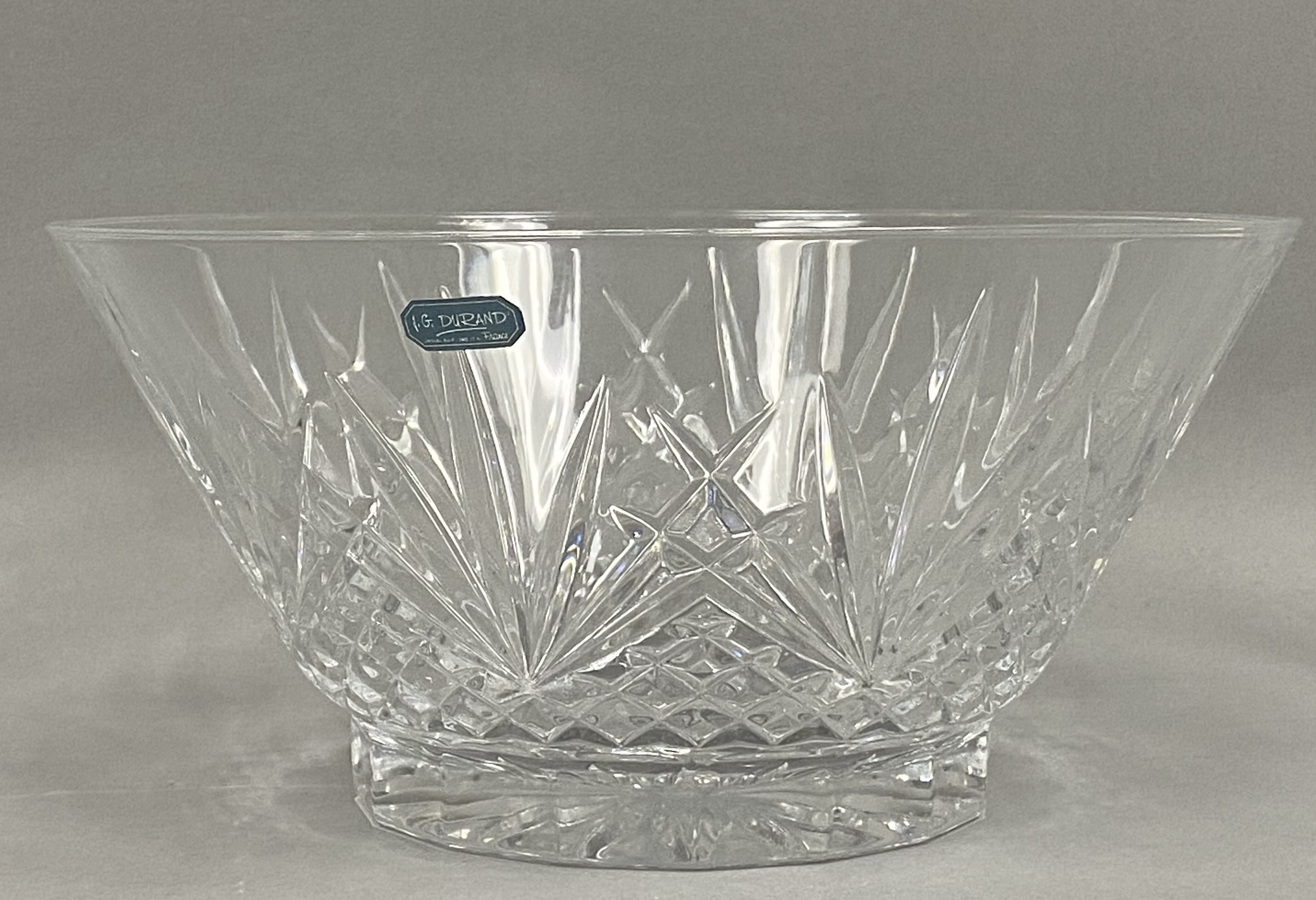 J.G. Durand Villemont Crystal Bowl Set
