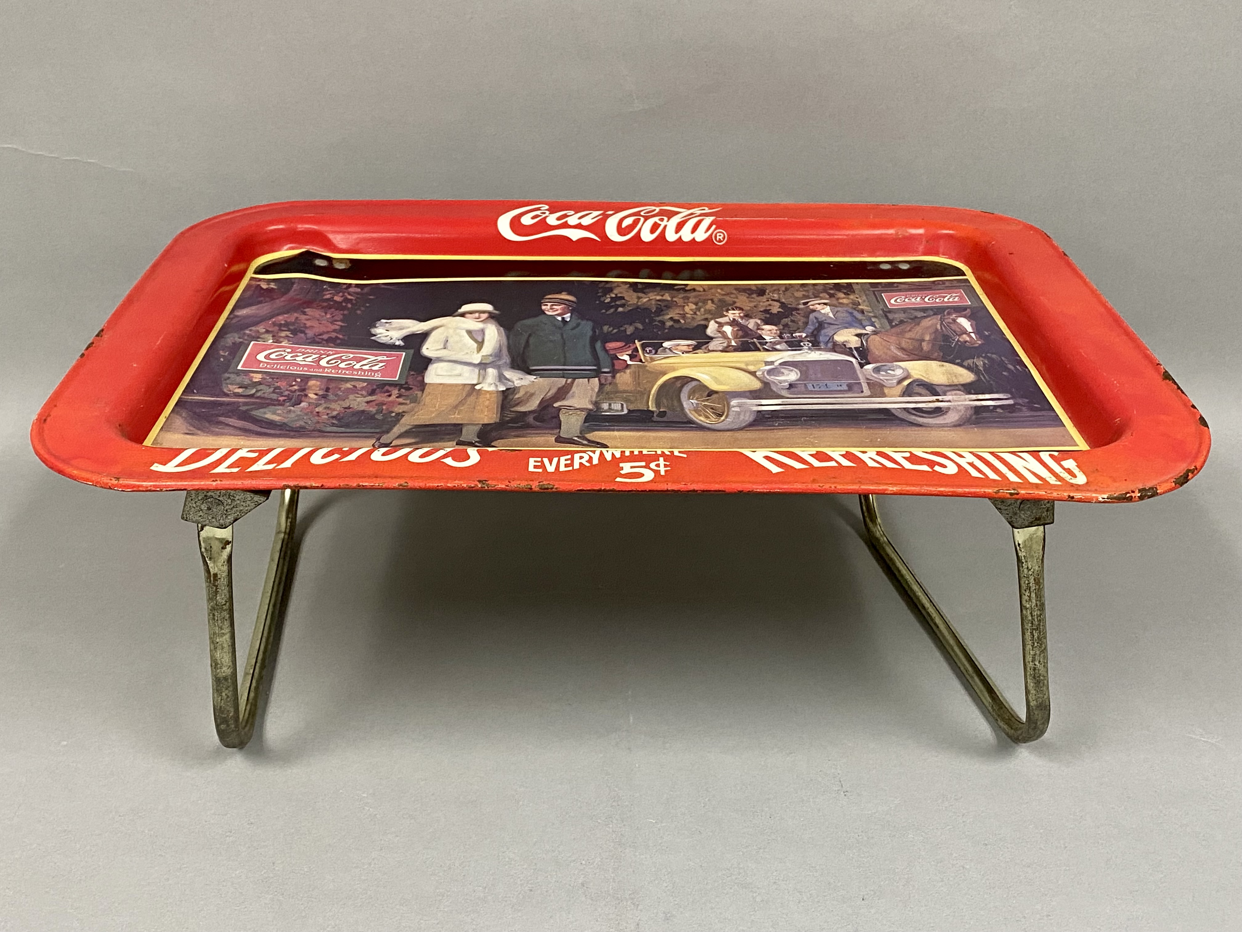 Three Commemorative Coca-Cola Advertising Trays