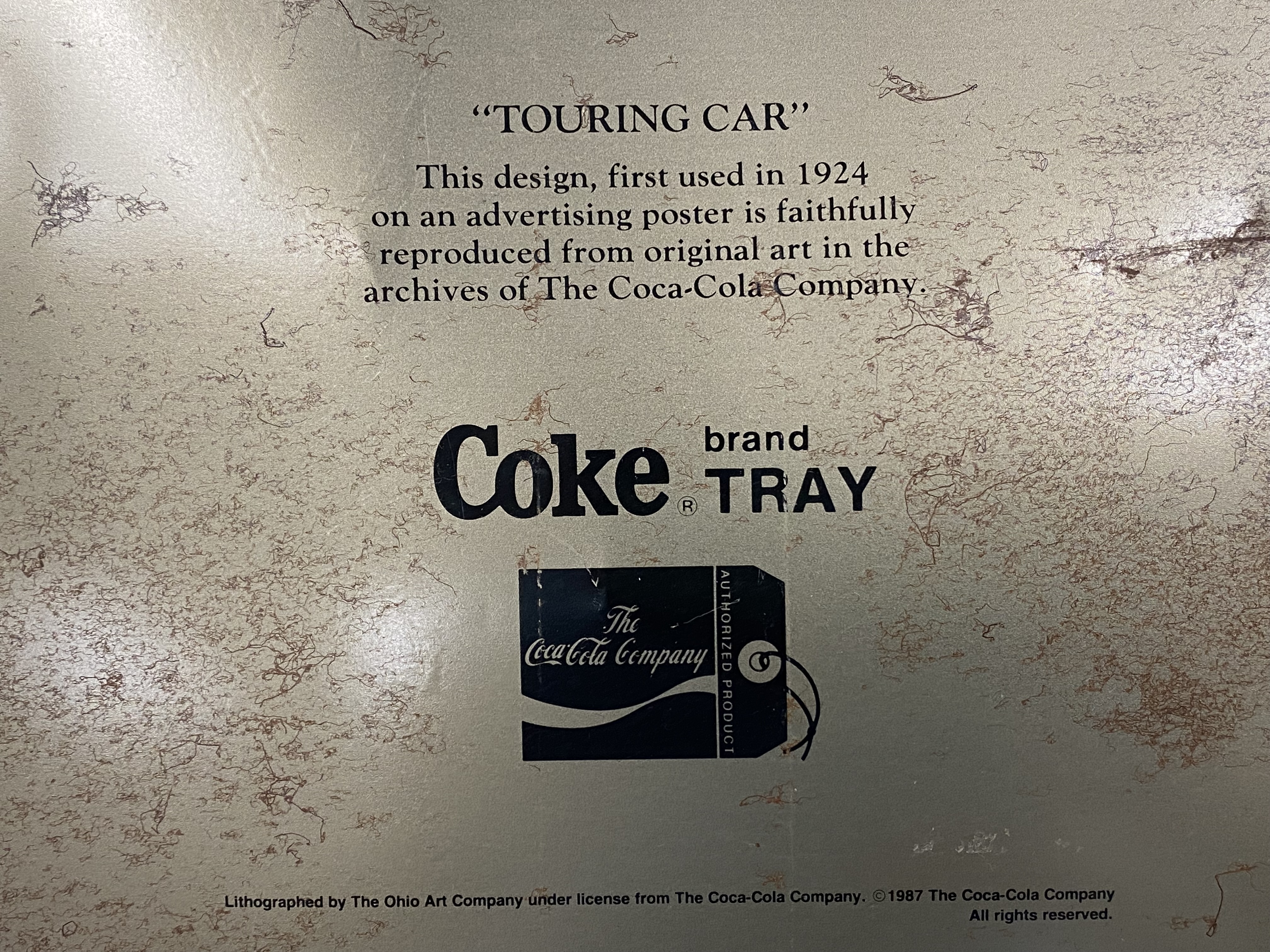 Three Commemorative Coca-Cola Advertising Trays