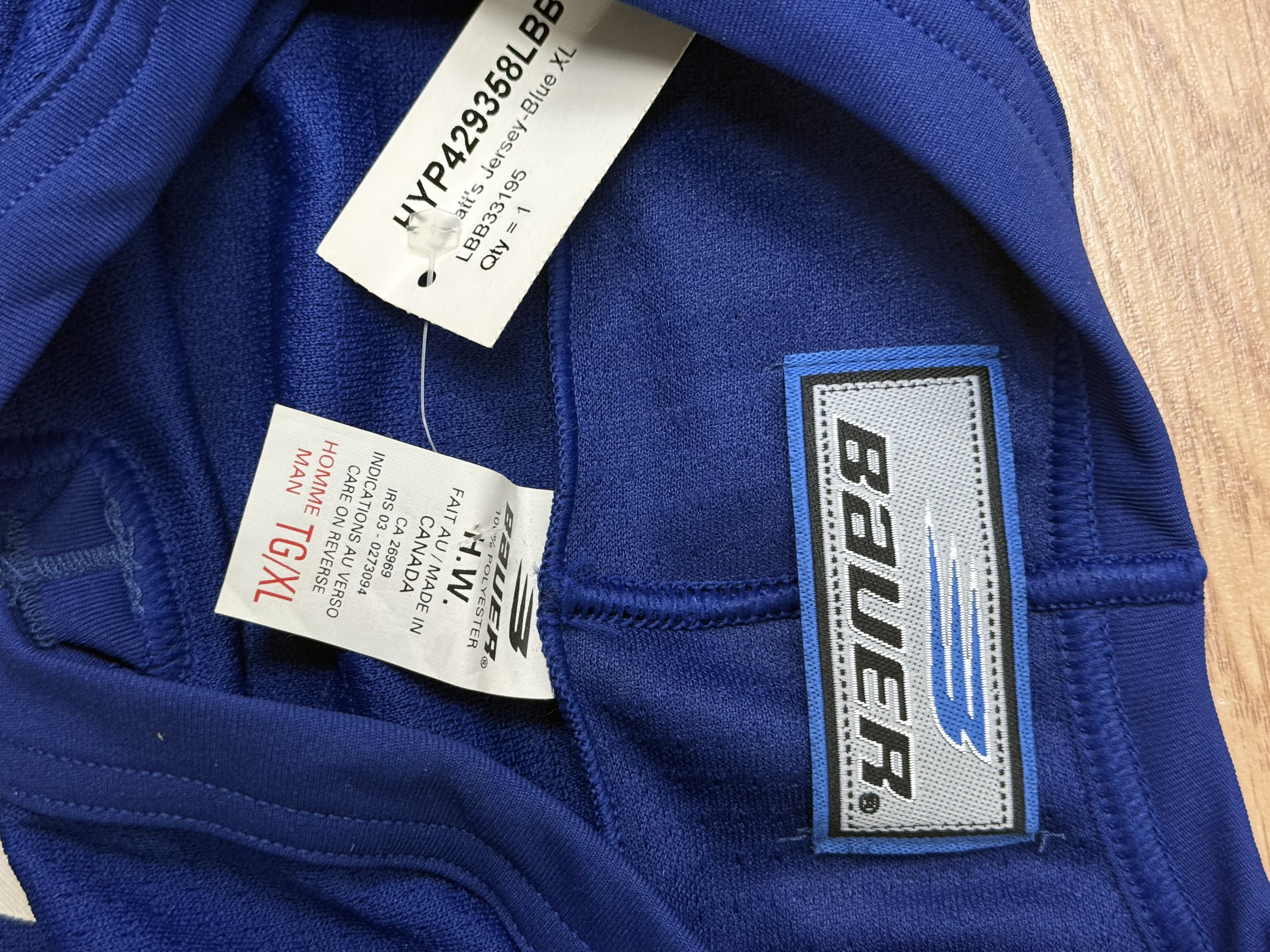 Bauer Labatt Blue Hockey Jersey