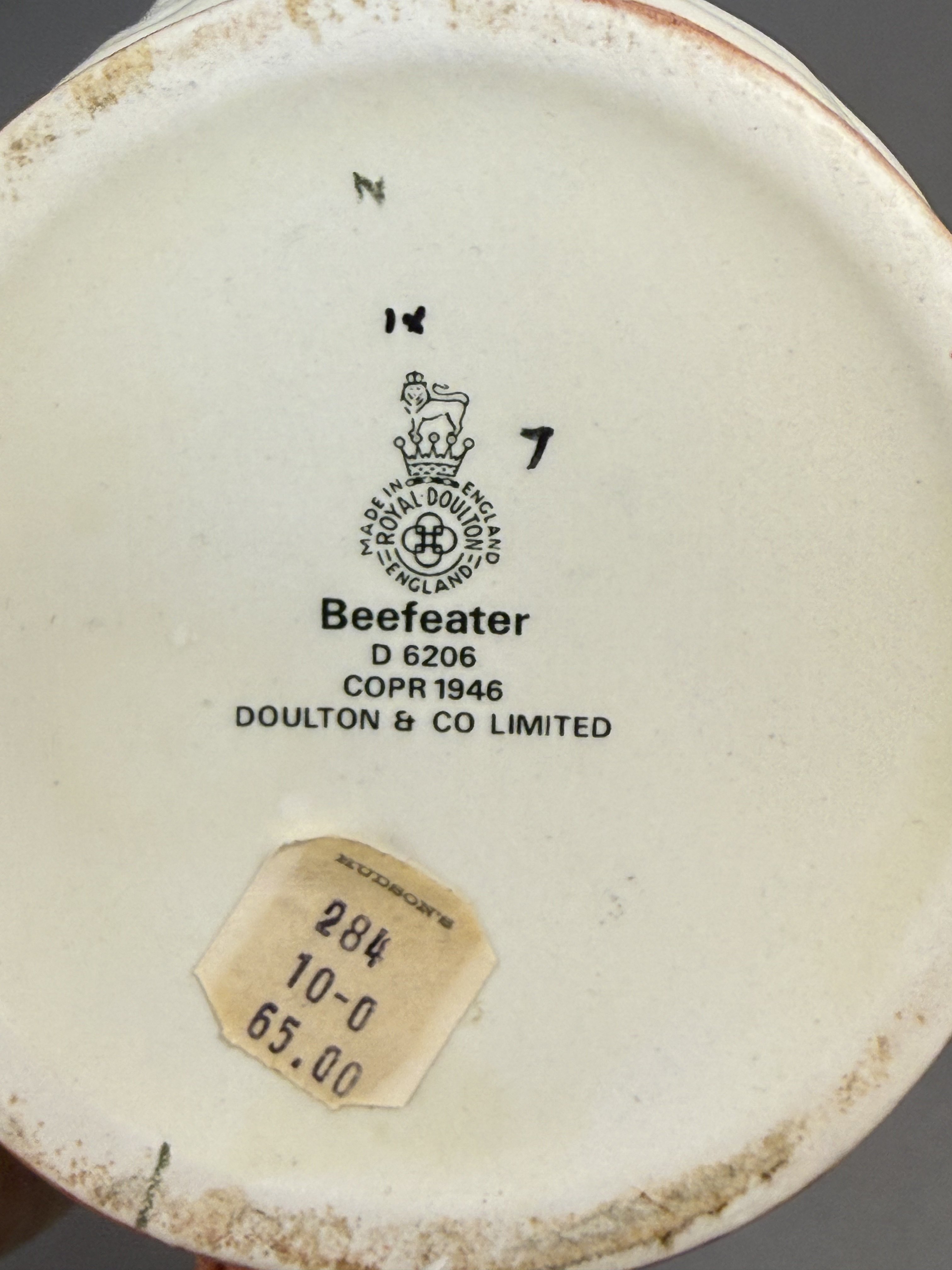 Royal Doulton Beefeater Character Jug