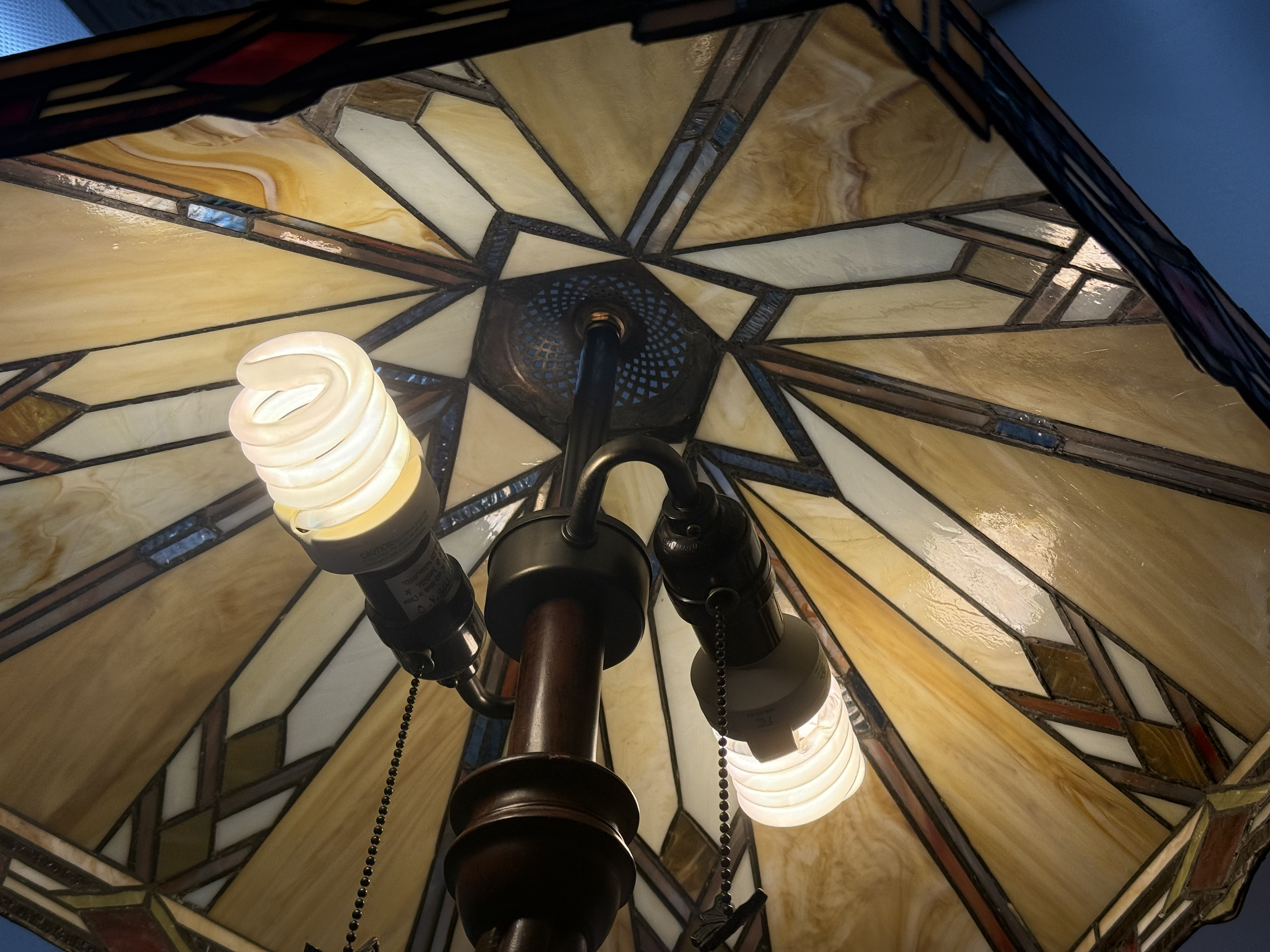 Mission Style Barley Twist Table Lamp