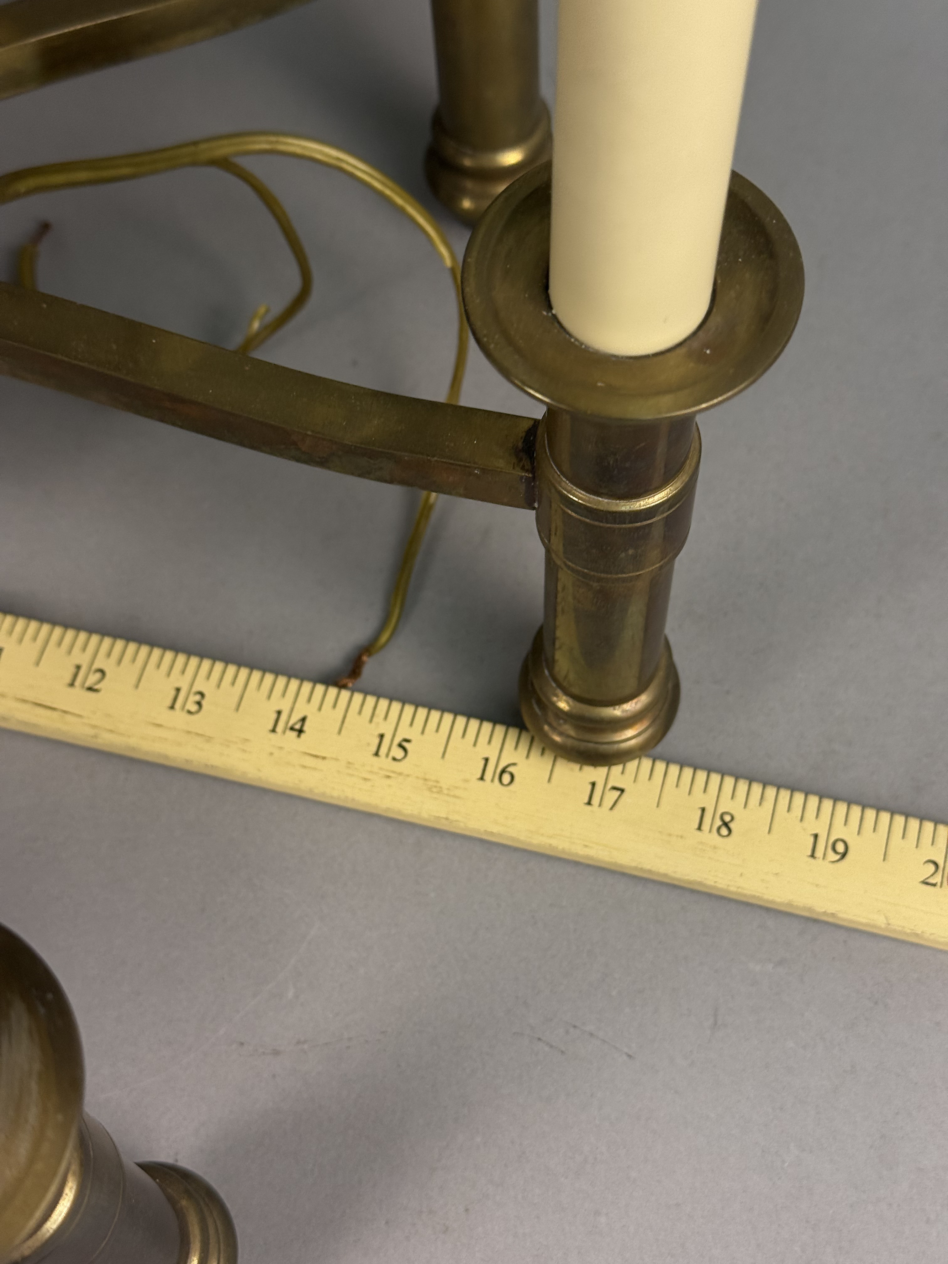 Chapman Brass Eight-Light Chandelier