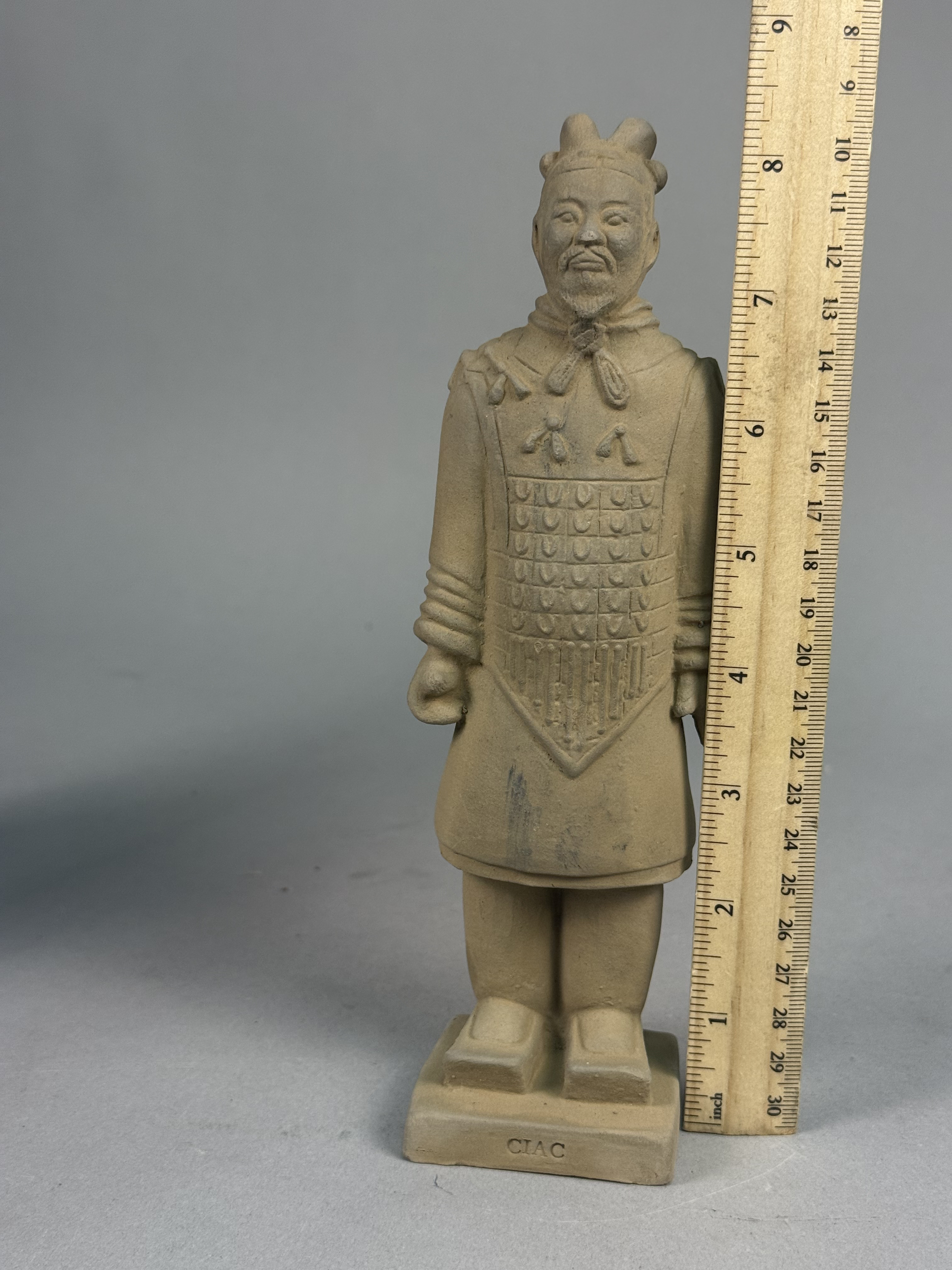 CIAC Miniature Terracotta Warrior and Box