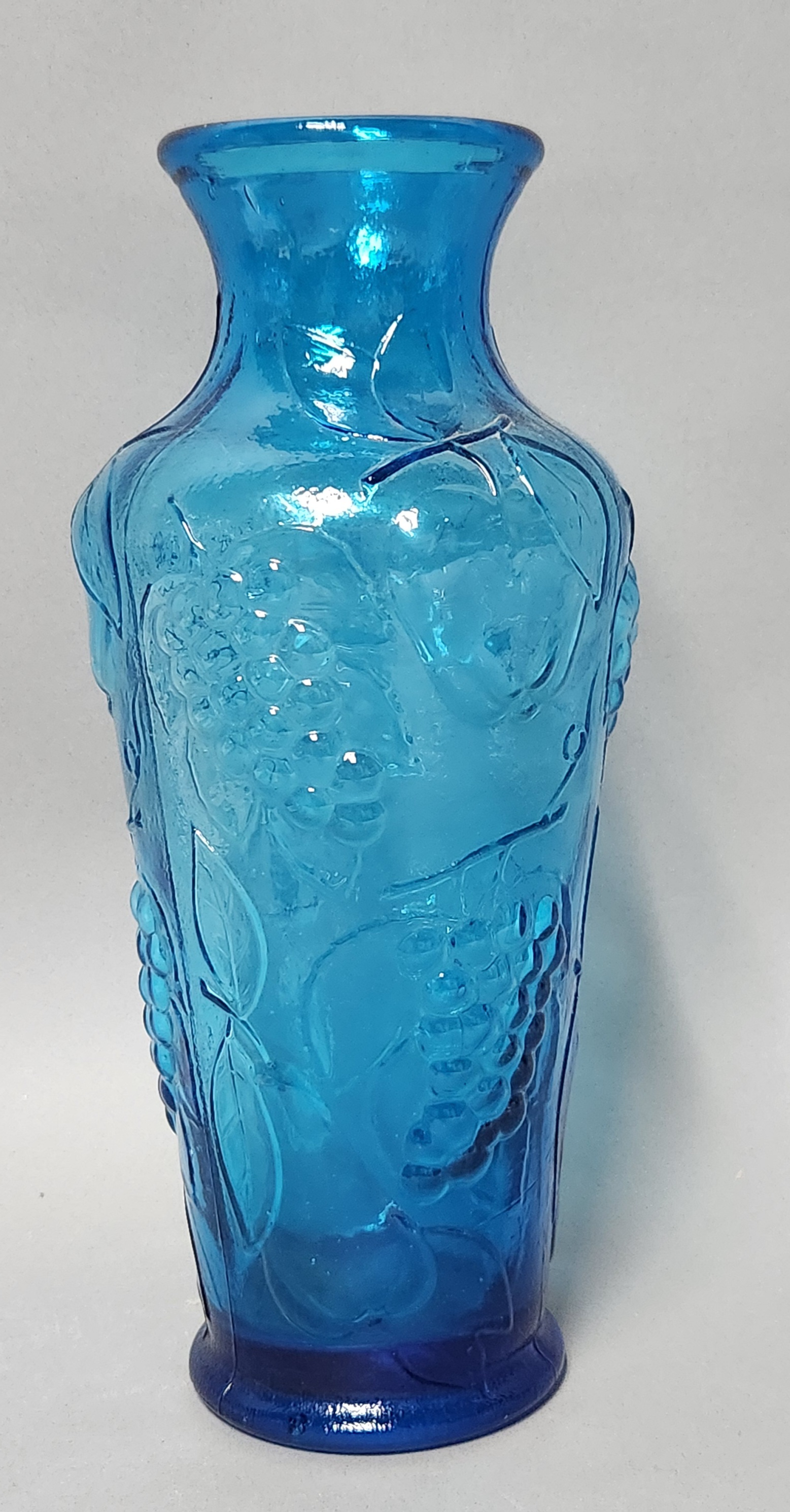 Empoli Blue Glass Fruit Vase